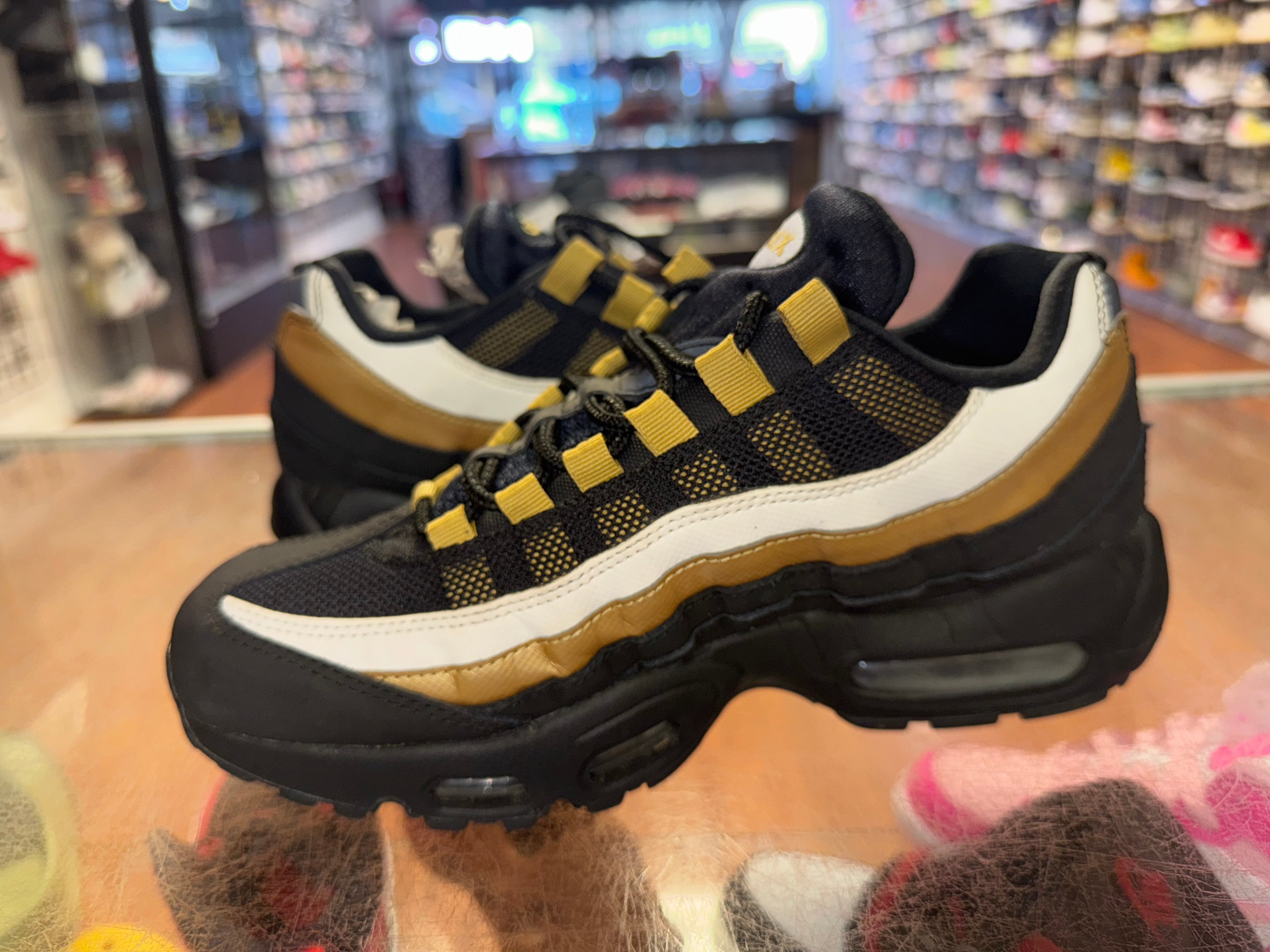 Size 6 Air Max 95 "Black Metallic Gold"