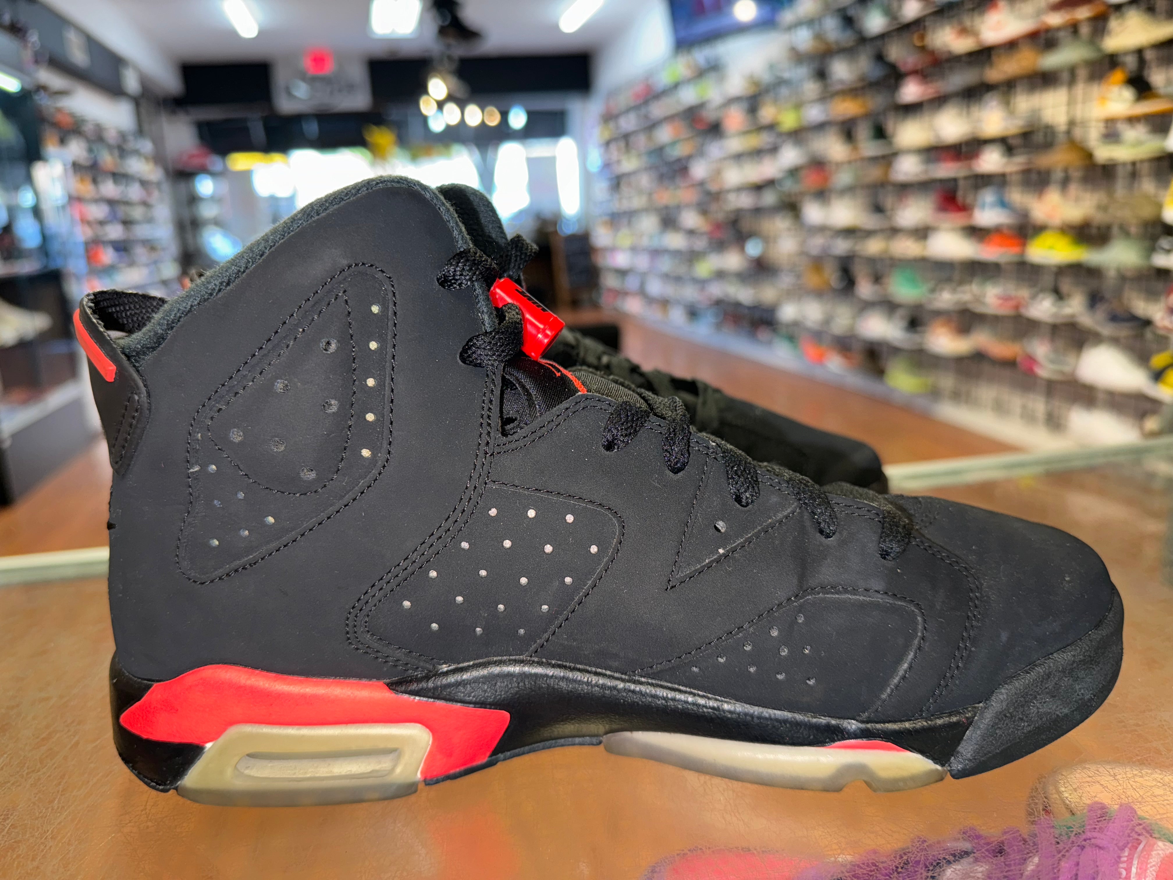 Size 7y Air Jordan 6 “Infrared”