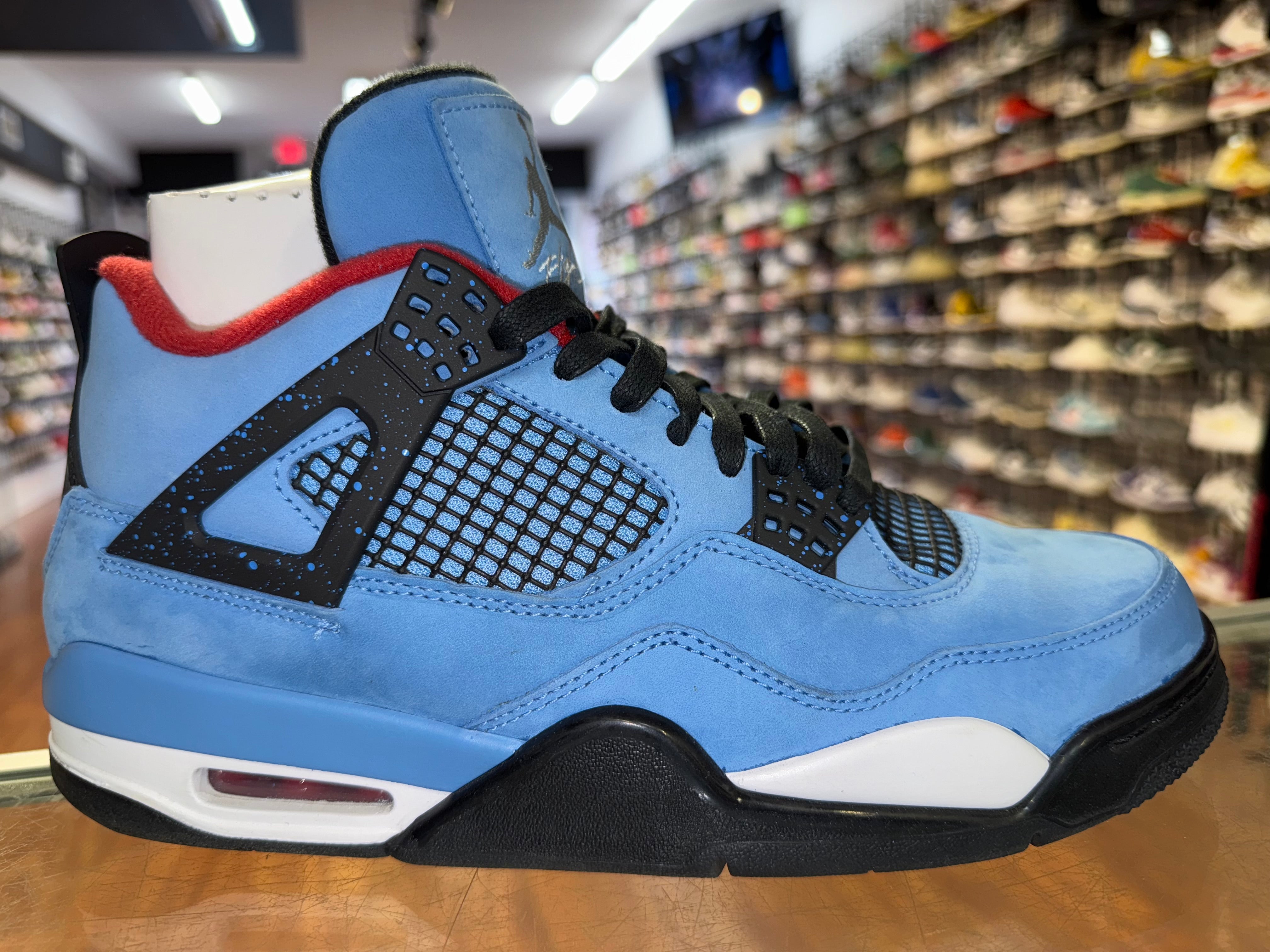 Size 9.5 Air Jordan 4 Travis Scott "Cactus Jack"