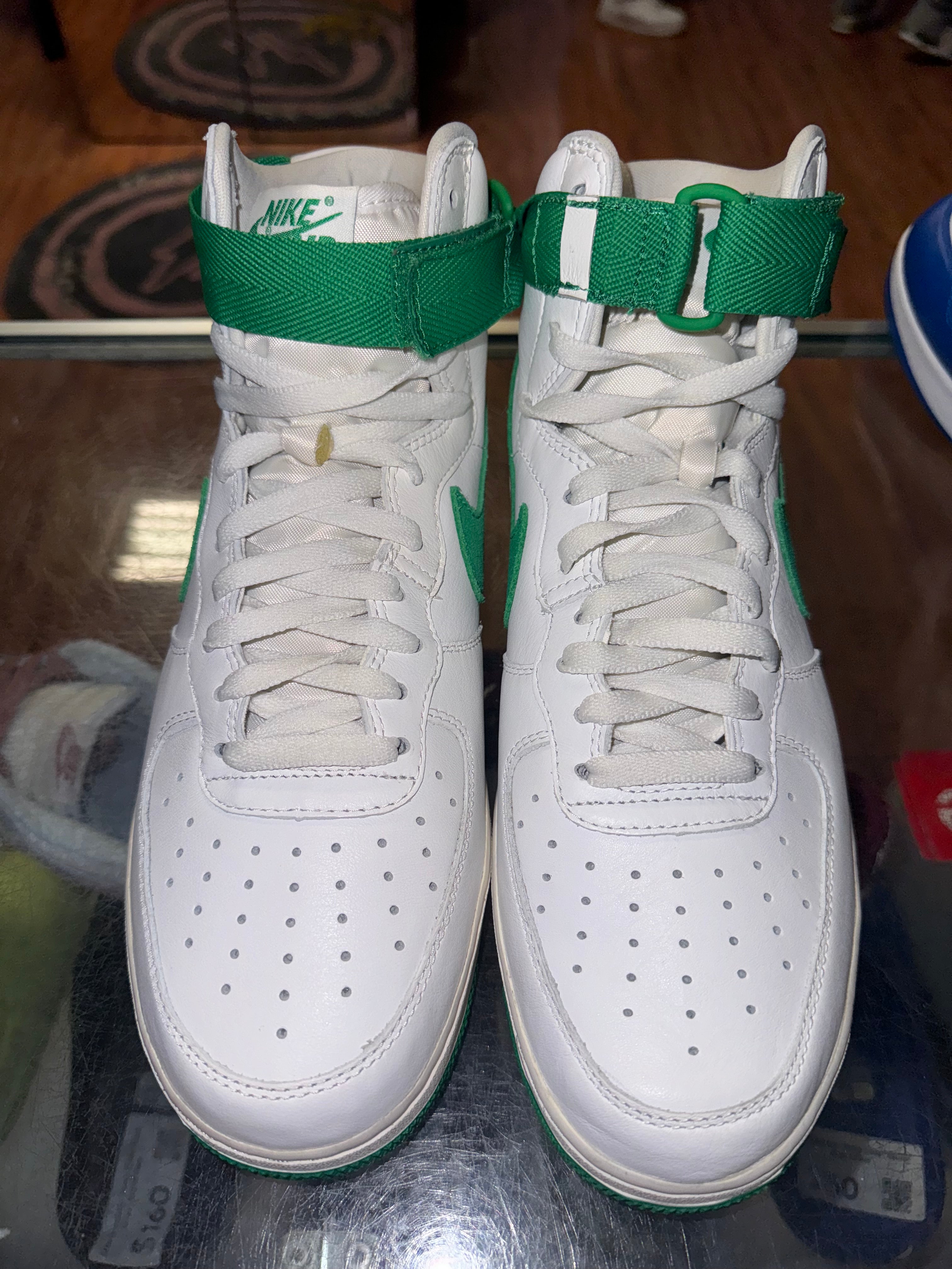 Size 9.5 Air Force 1 "Summit White Lucky Green" Brand New