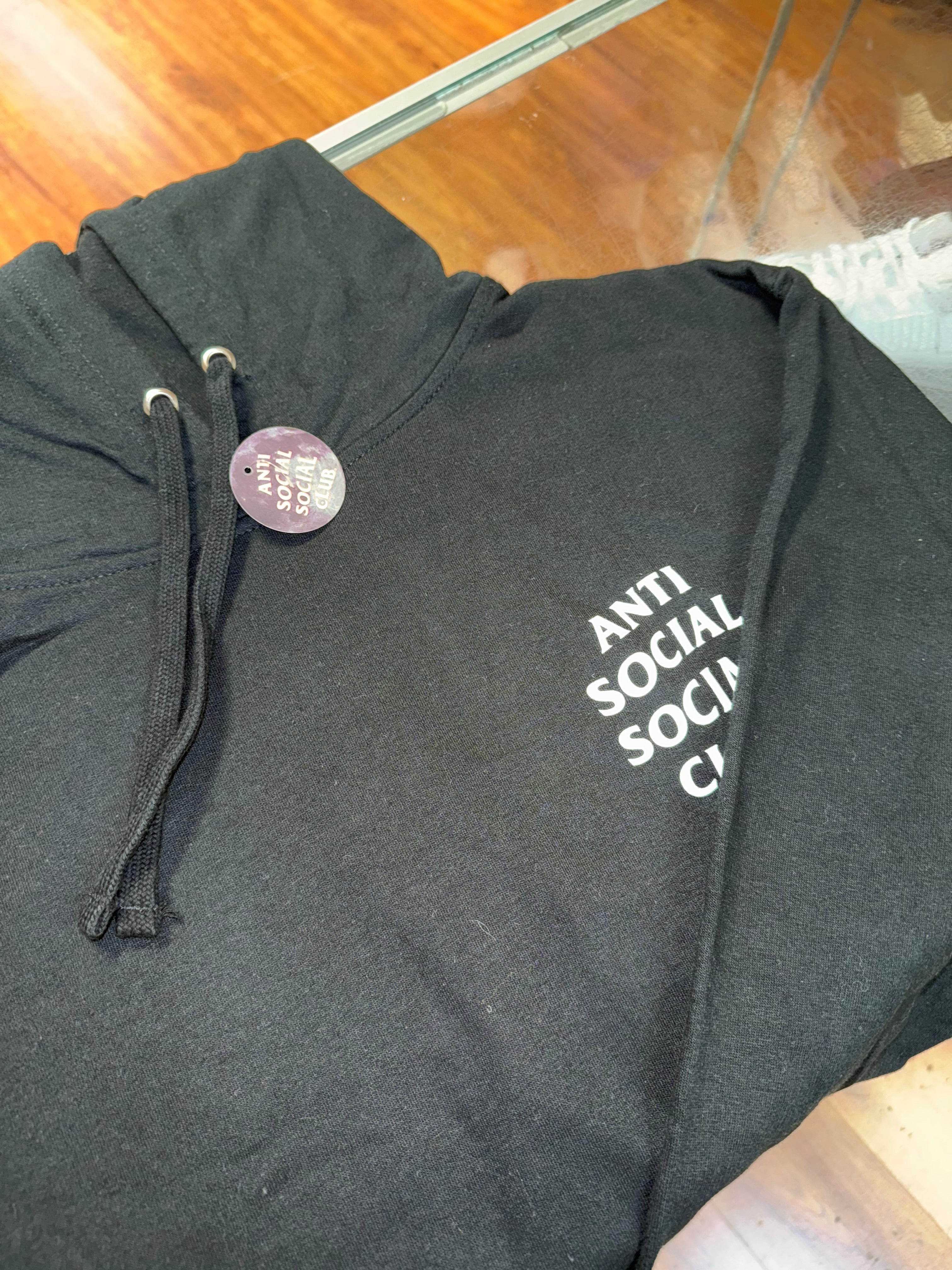 Size M ASSC Flower Hoodie “Black” Brand New