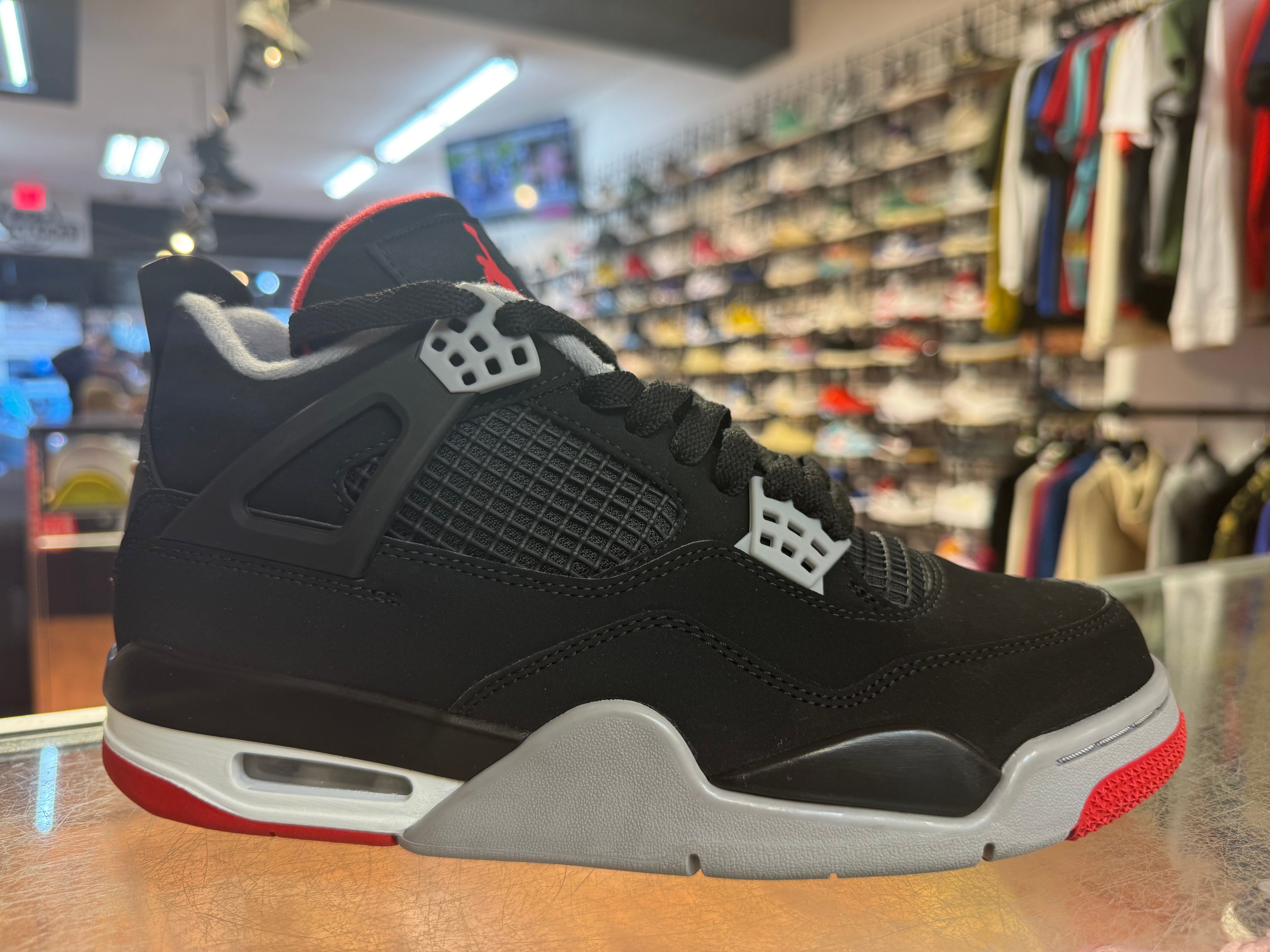 Size 7 Air Jordan 4 "Bred" 2019