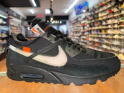 Size 11 Air Max 90 Off-White “Black”