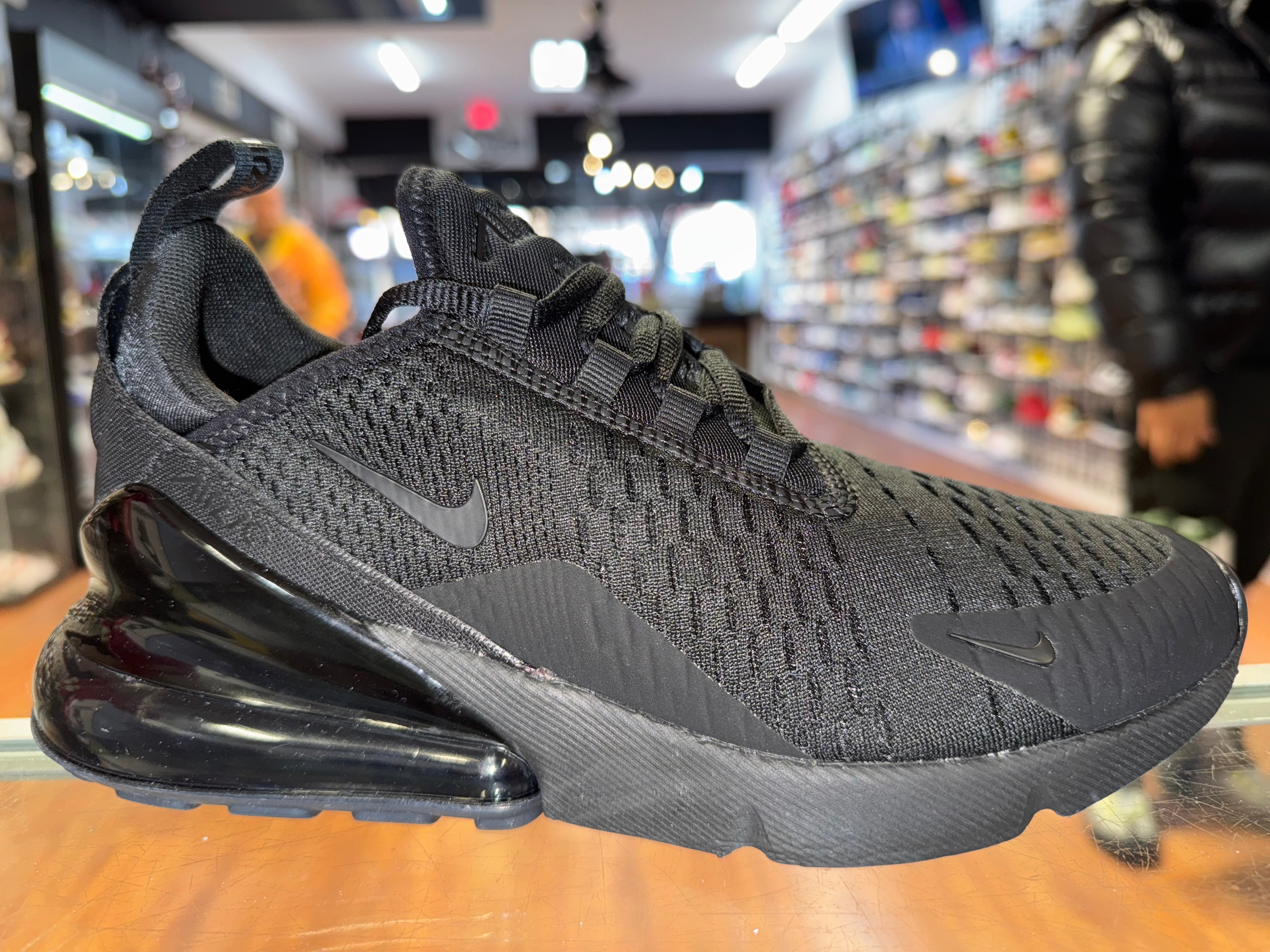 Size 5.5 (7W) Air Max 270 “Triple Black” Brand New