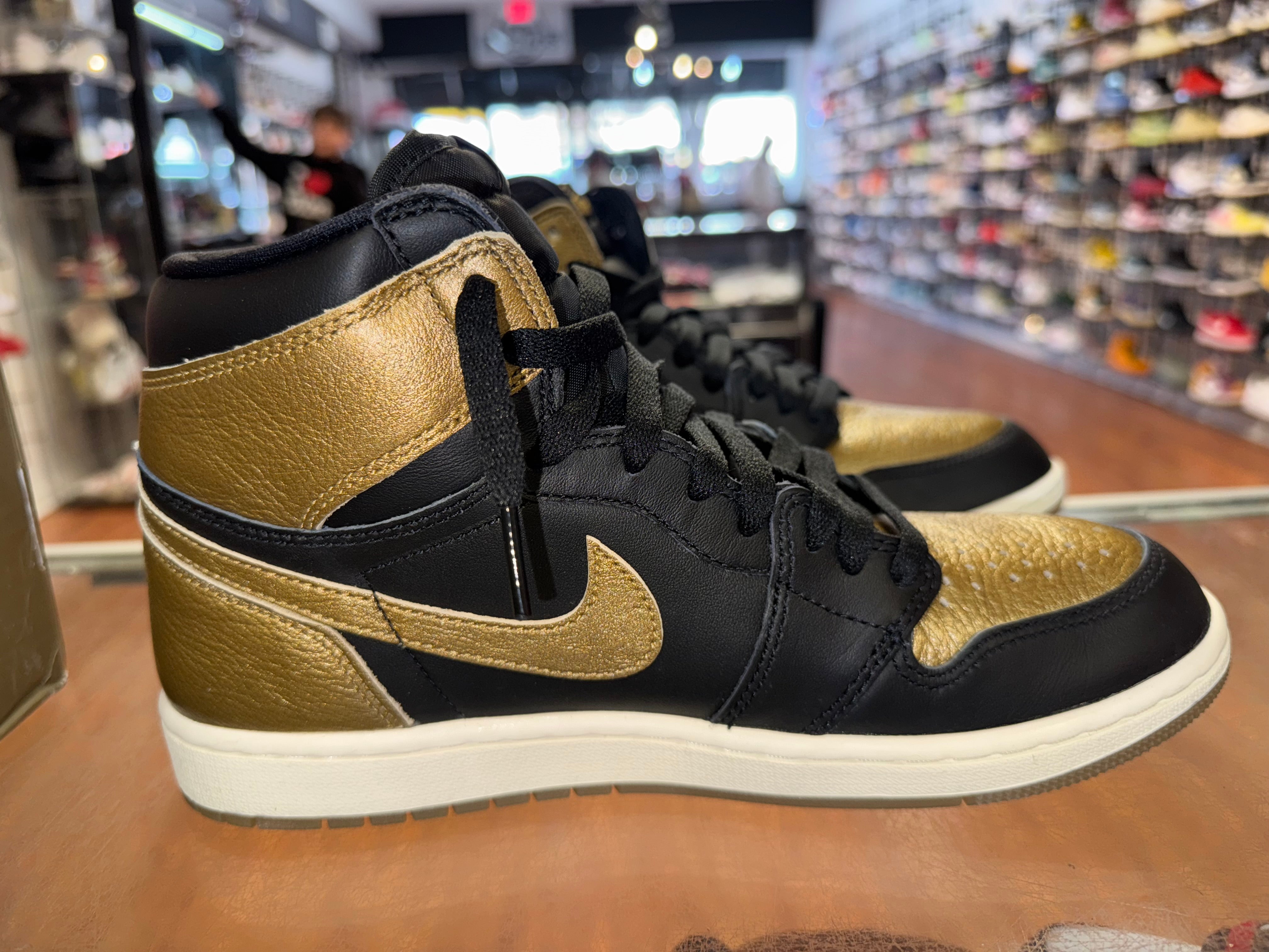 Size 8 Air Jordan 1 "Metallic Gold" Worn 1x