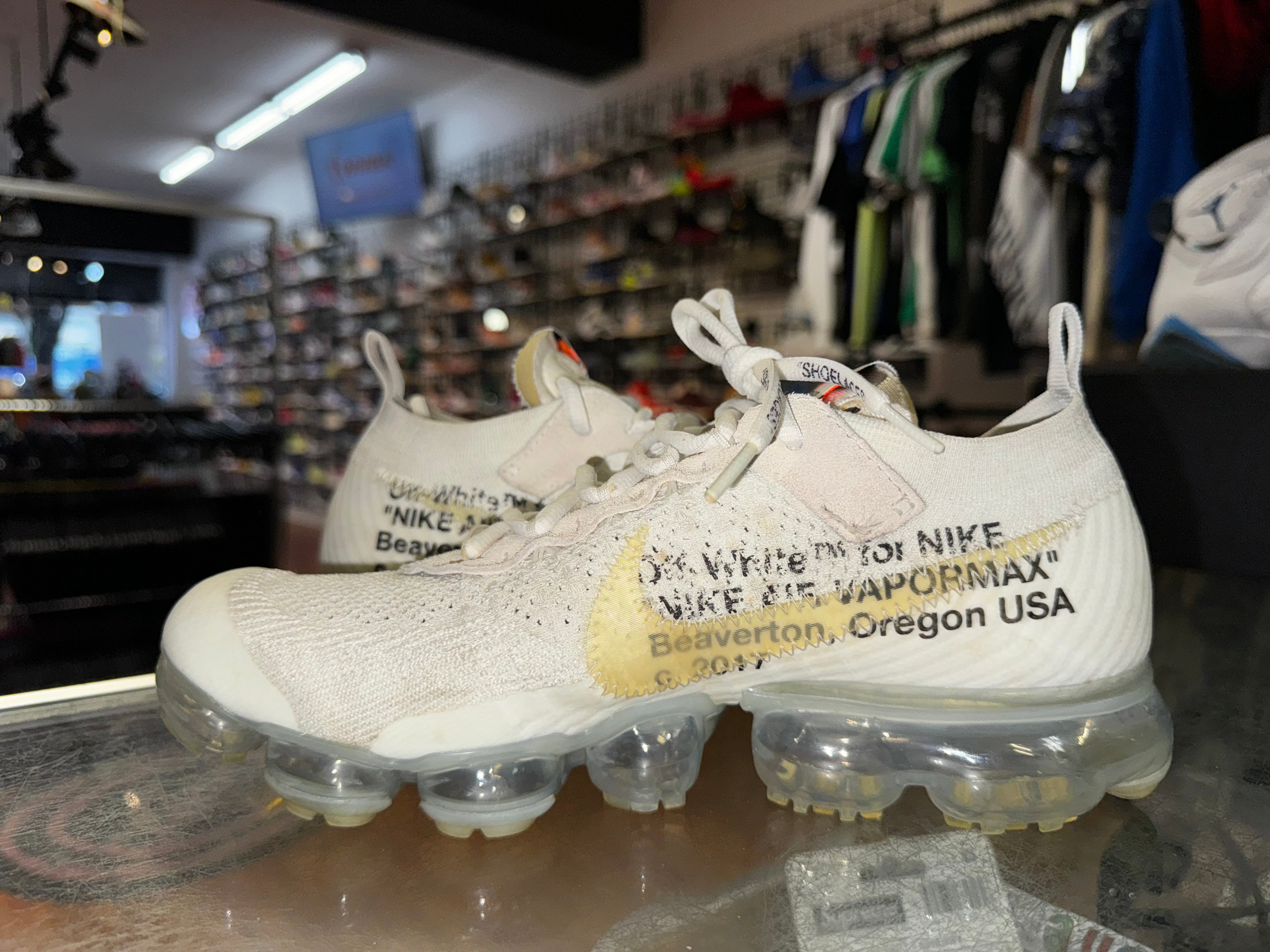 Size 8.5 Air Vapormax Off White "White"