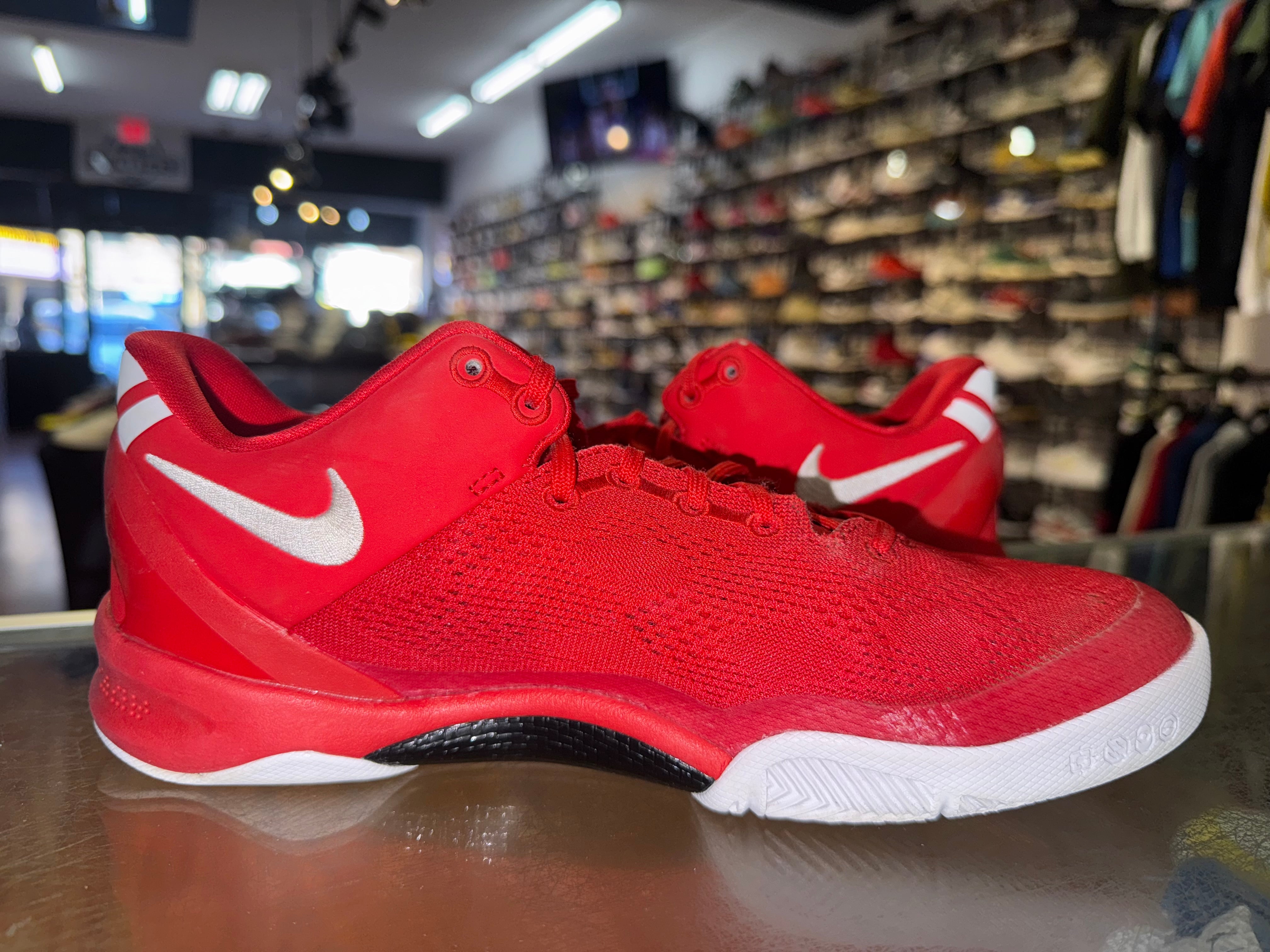 Size 7y Kobe 8 "University Red"