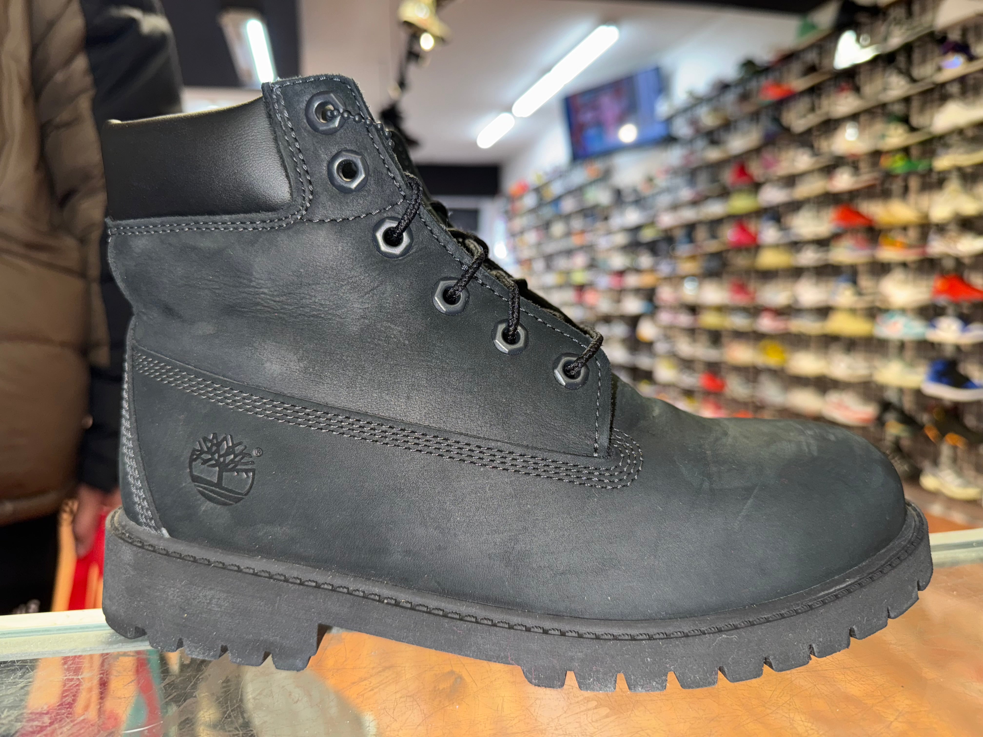 Size 7 Timberland Premium 6-Inch Boot "Black"