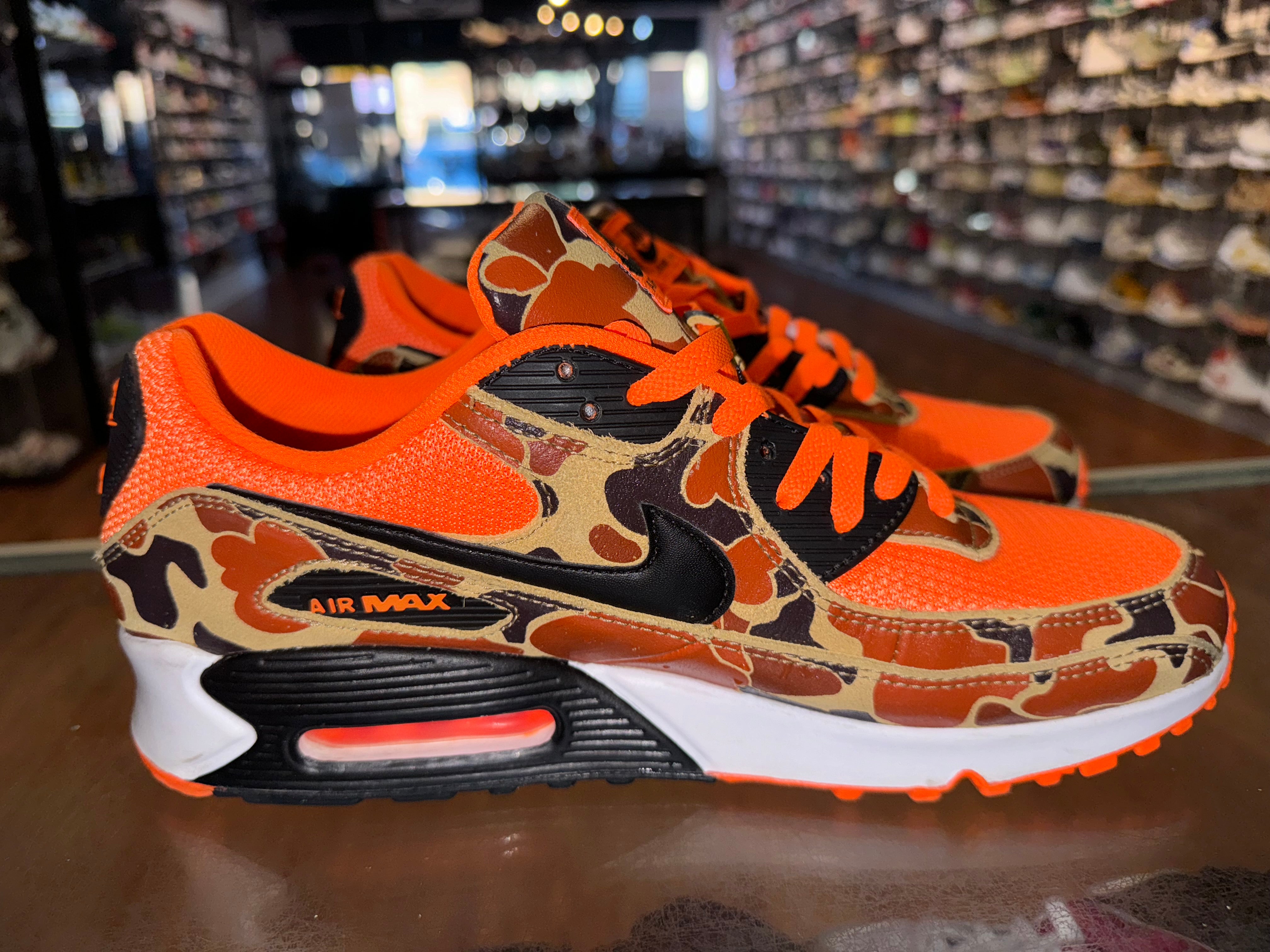 Size 12 Air Max 90 "Duck Camo Orange"