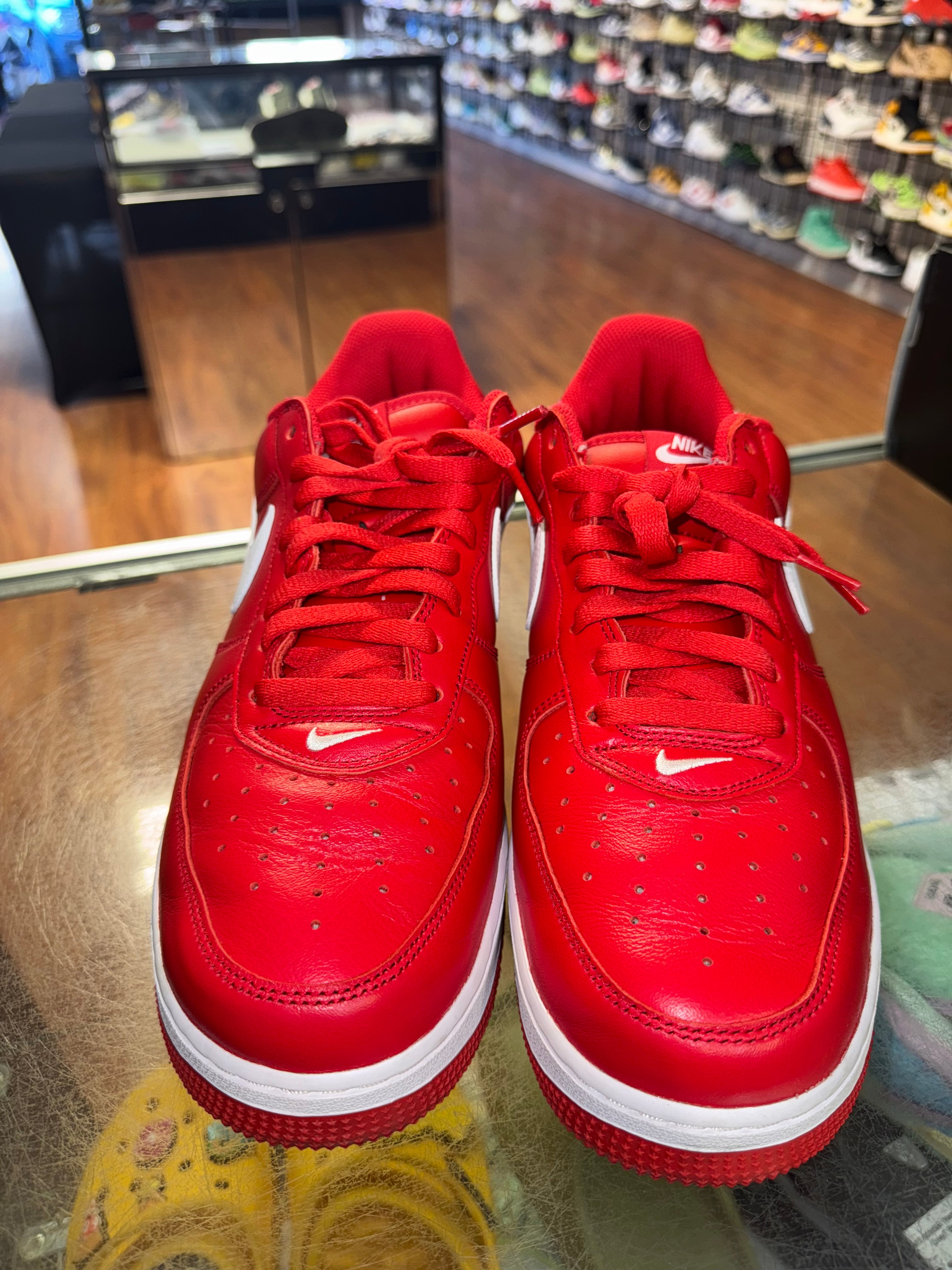 Size 11.5 Air Force 1 Color of The Month "University Red"