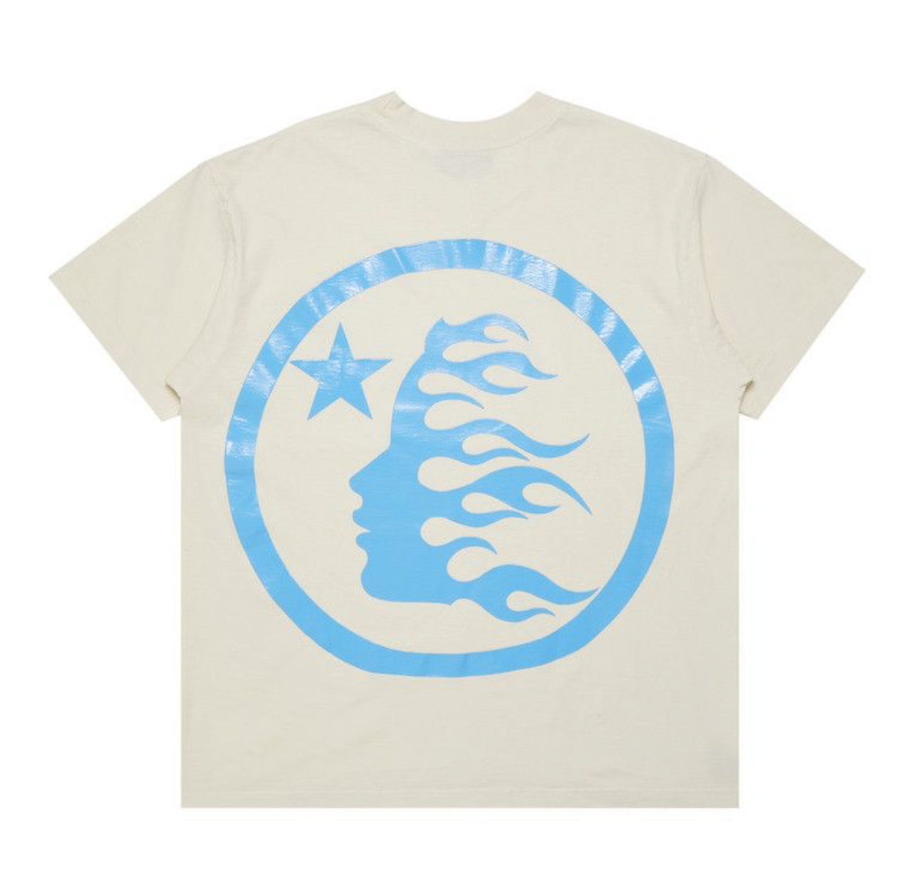 X-Small Hellstar Classic T-Shirt Gel Print "Blue"