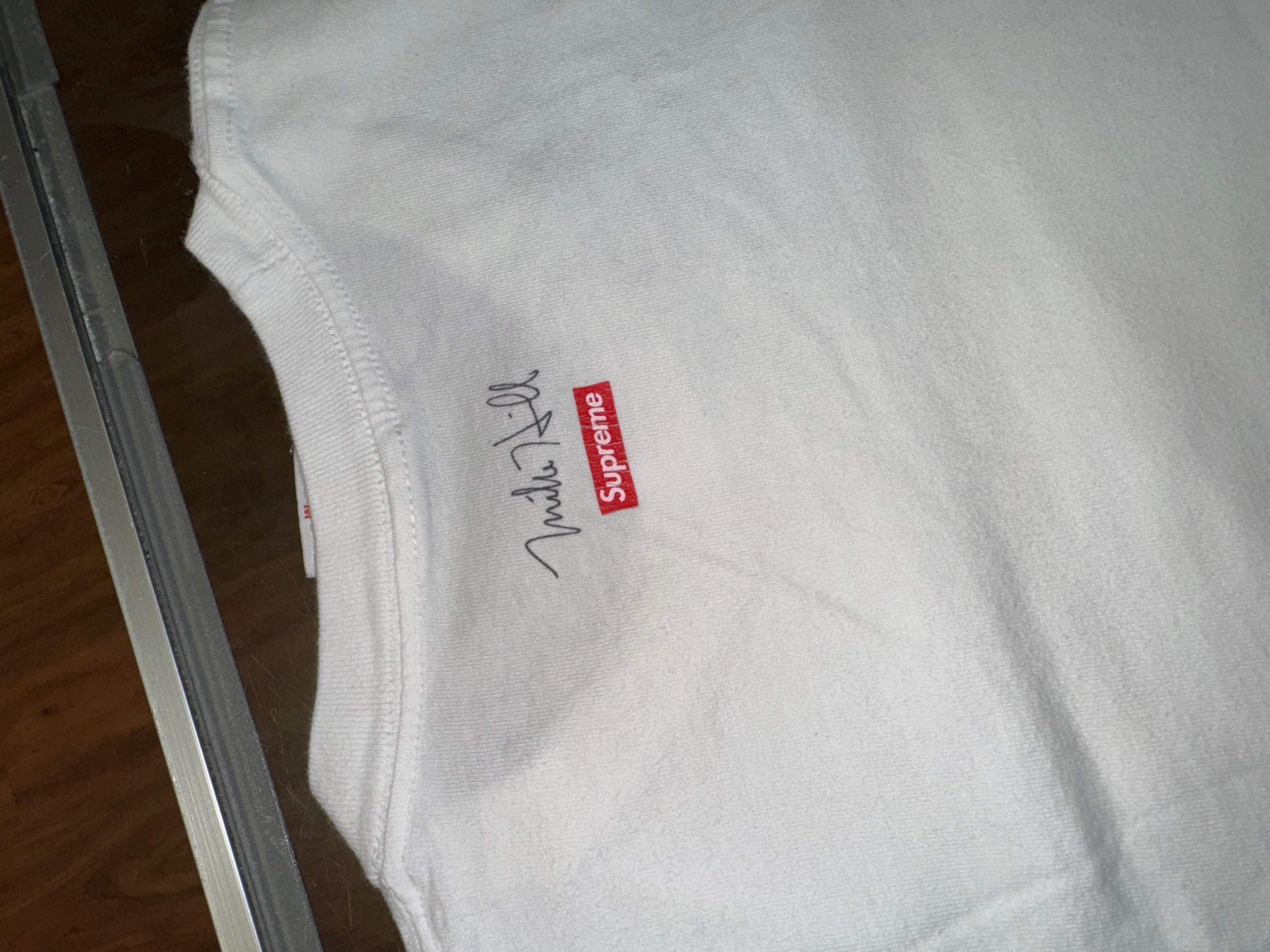 Size M Supreme x Mike Hill Runner Tee “White”