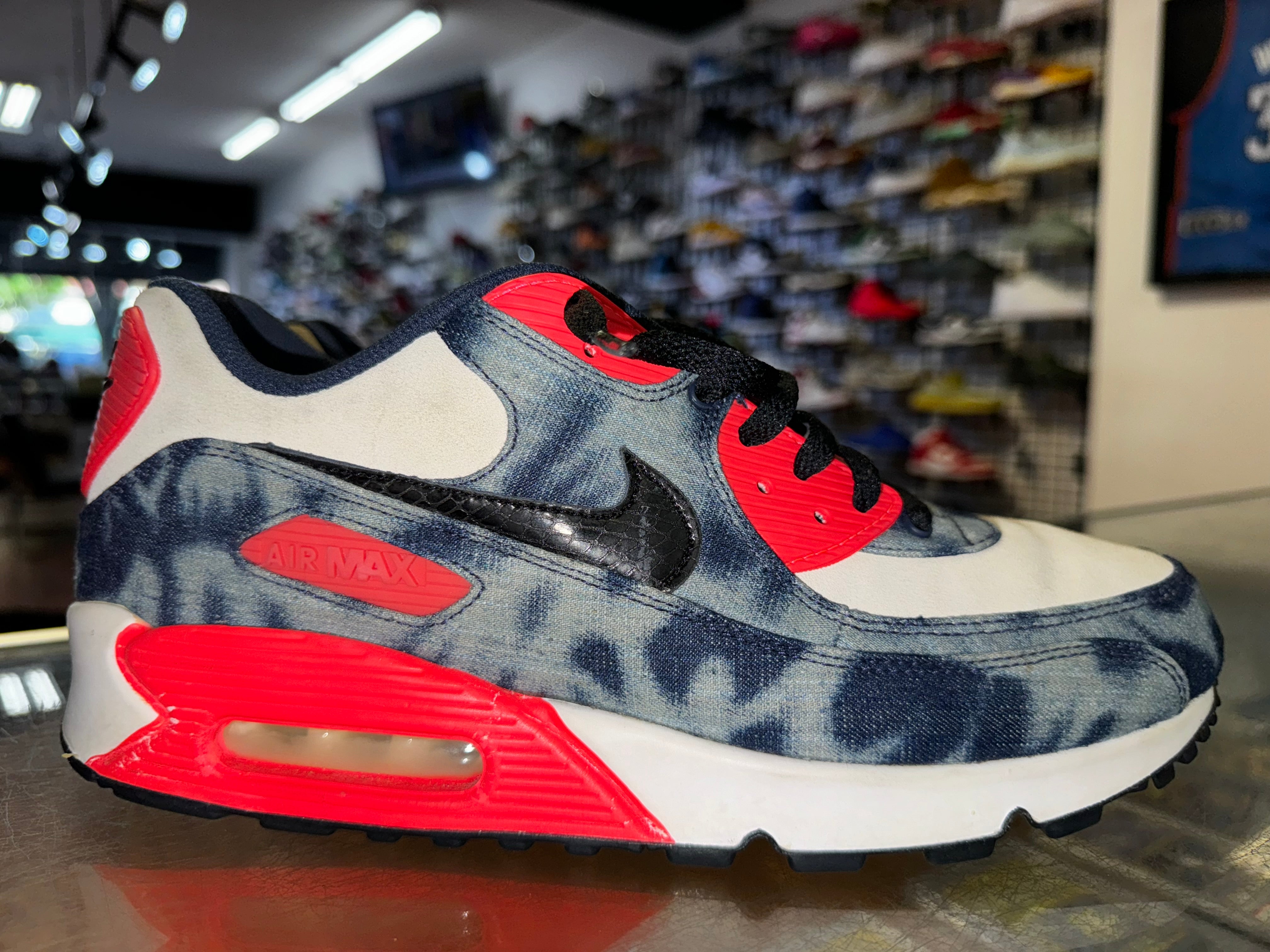 Size 10 Air Max 90 "Washed Denim"