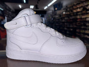 Size 3y Air Force 1 Mid “White” Brand New