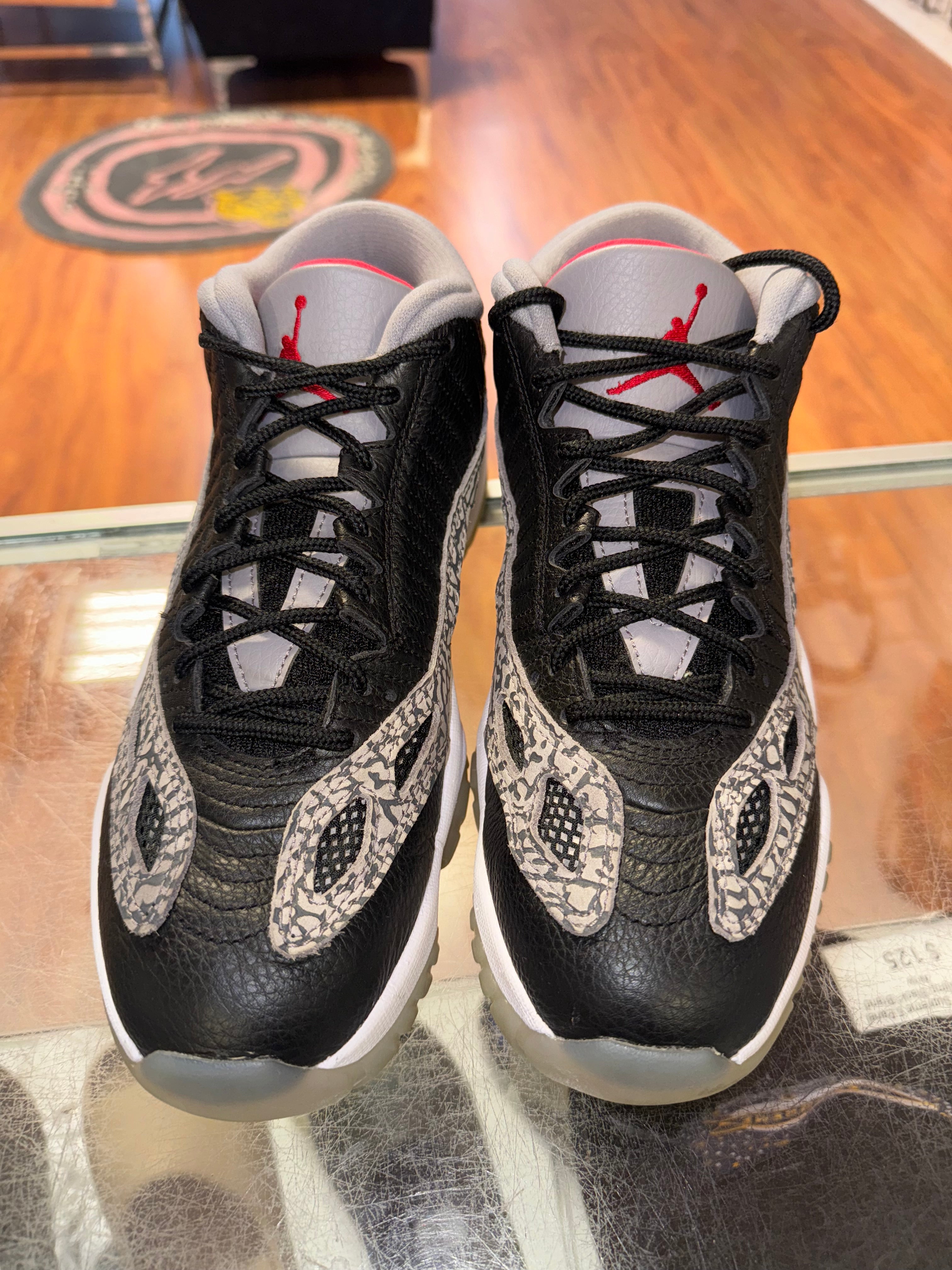 Size 8.5 Air Jordan 11 Low IE “Black Cement”