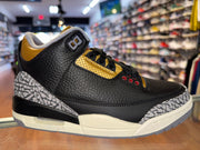 Size 5 (6.5W) Air Jordan 3 “Gold Cement” Brand New