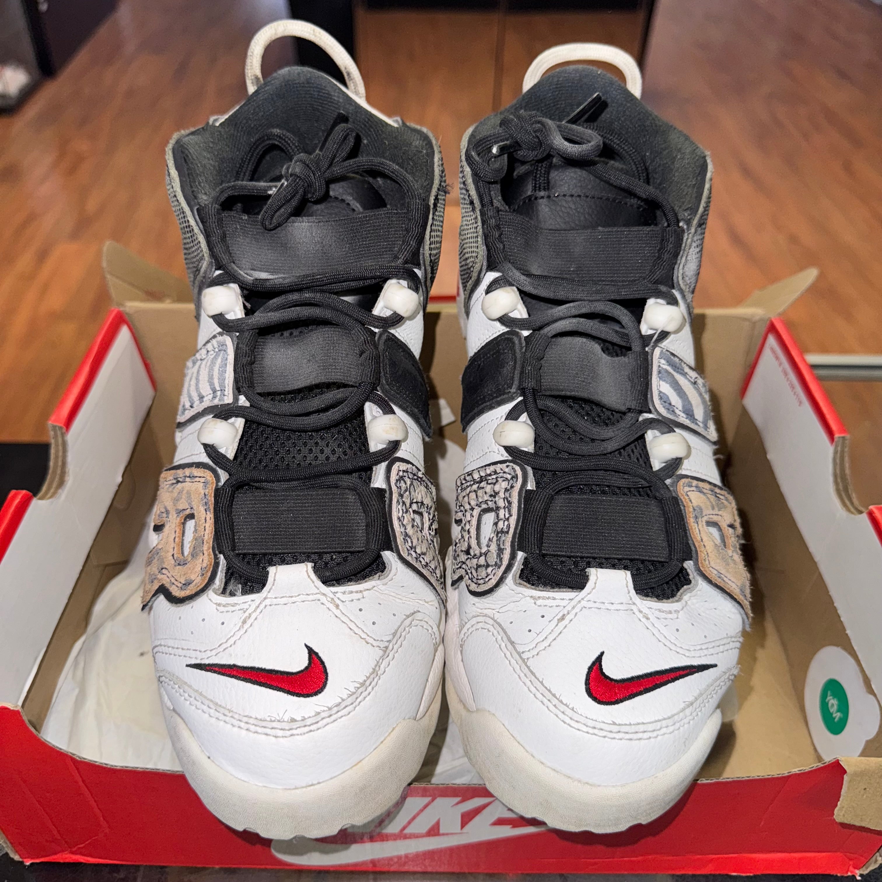 Size 8.5 Air More Uptempo 96 "Animal Instinct"