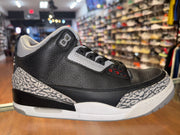 Size 9.5 Air Jordan 3 "Black Cement" 2018