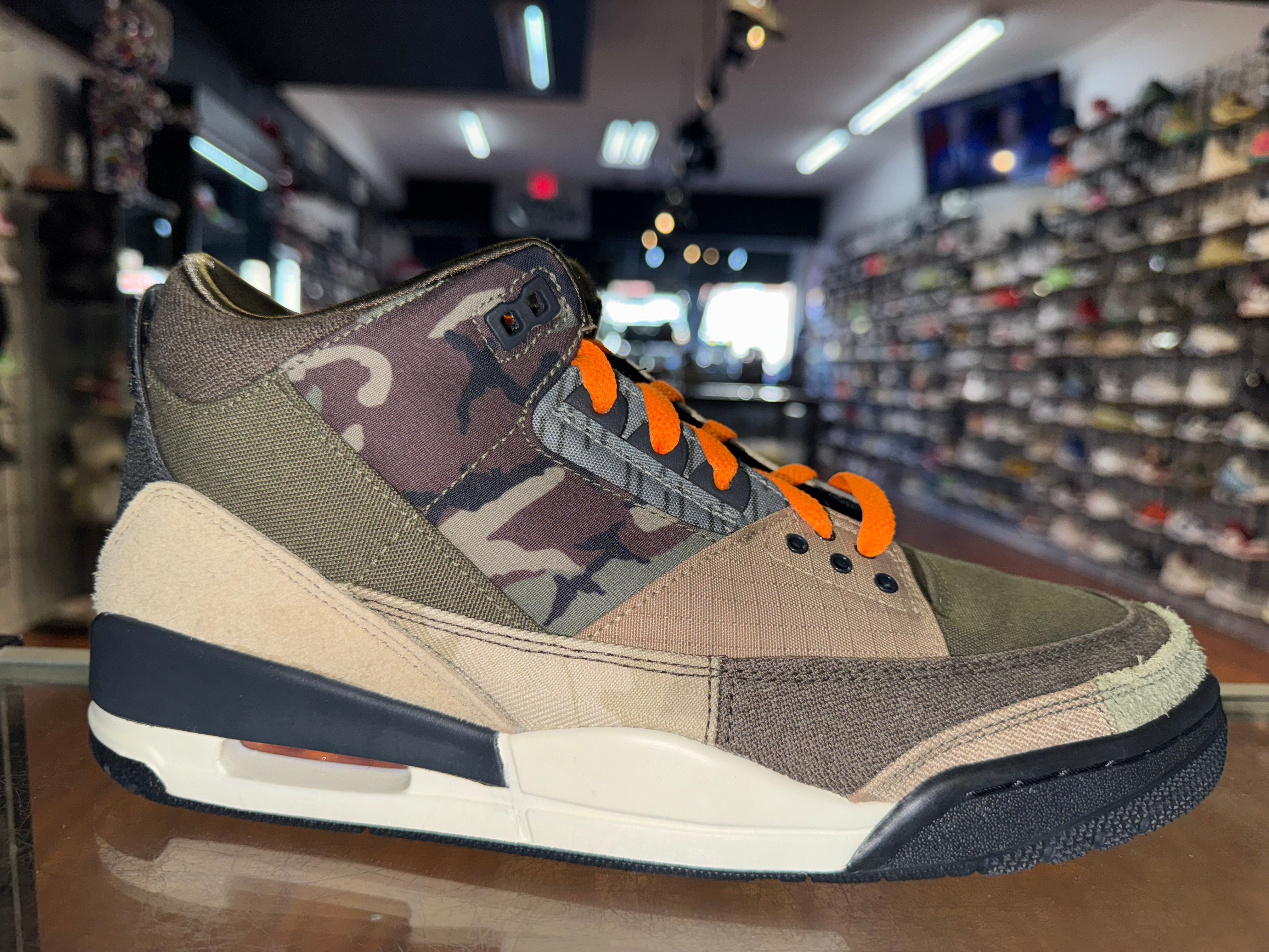 Size 10 Air Jordan 3 "Patchwork Camo"