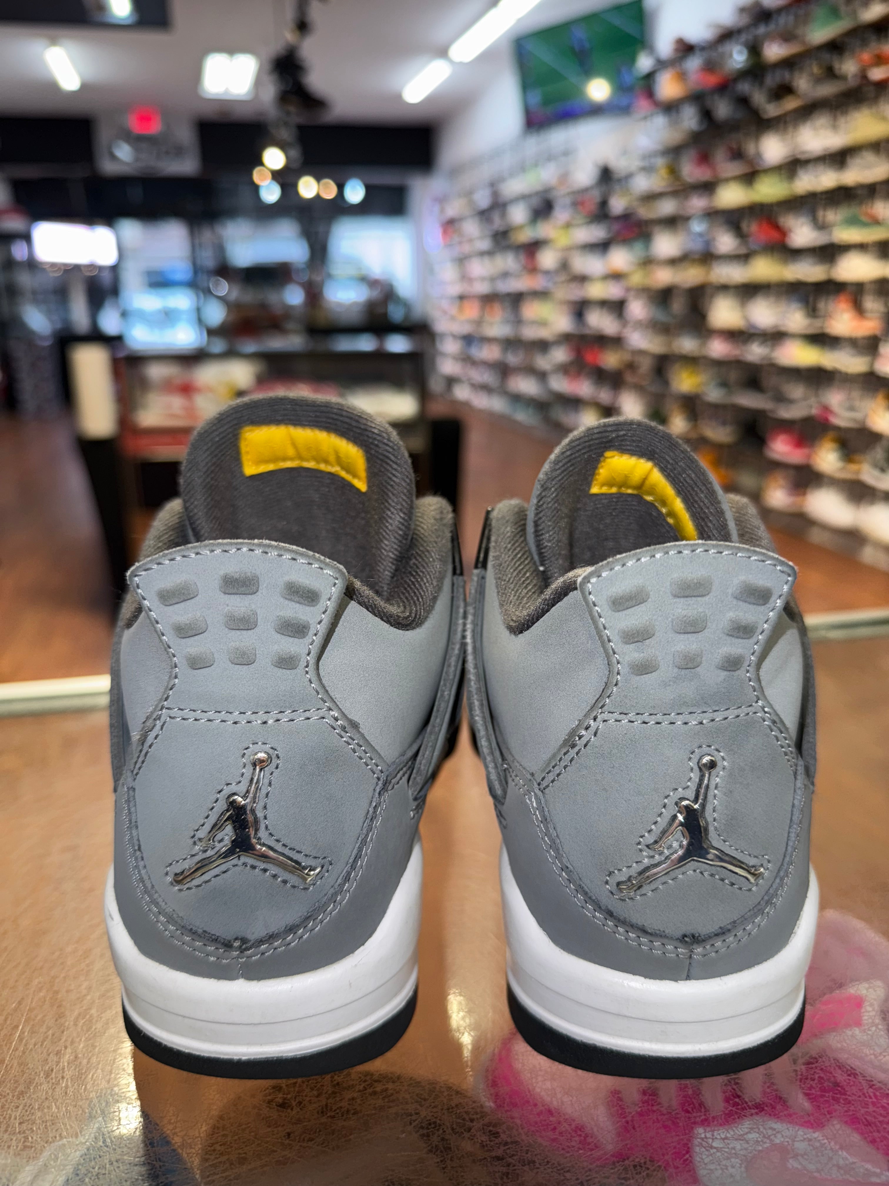 Size 4y Air Jordan 4 “Cool Grey”