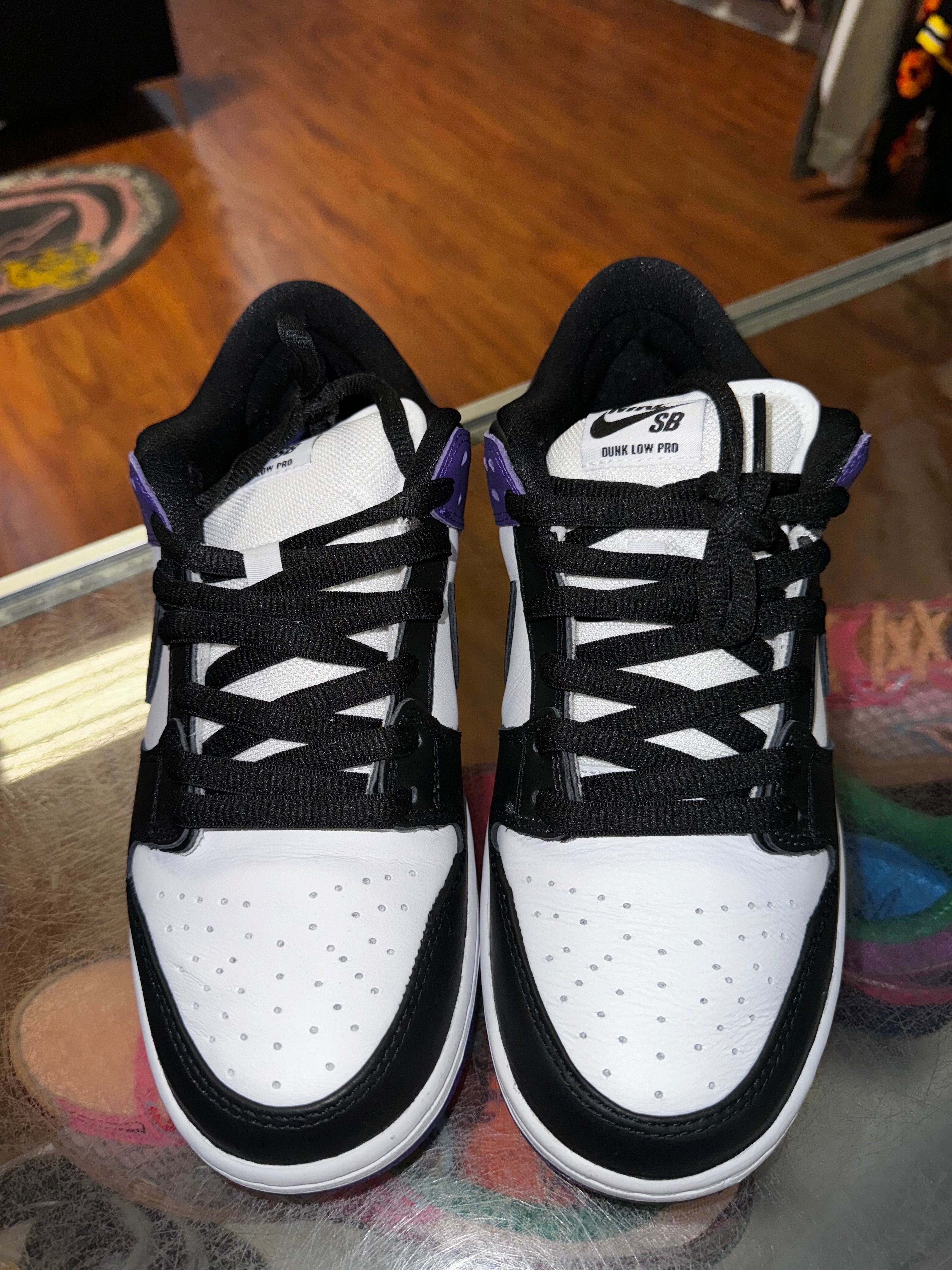 Size 10.5 Dunk Low SB "Court Purple"