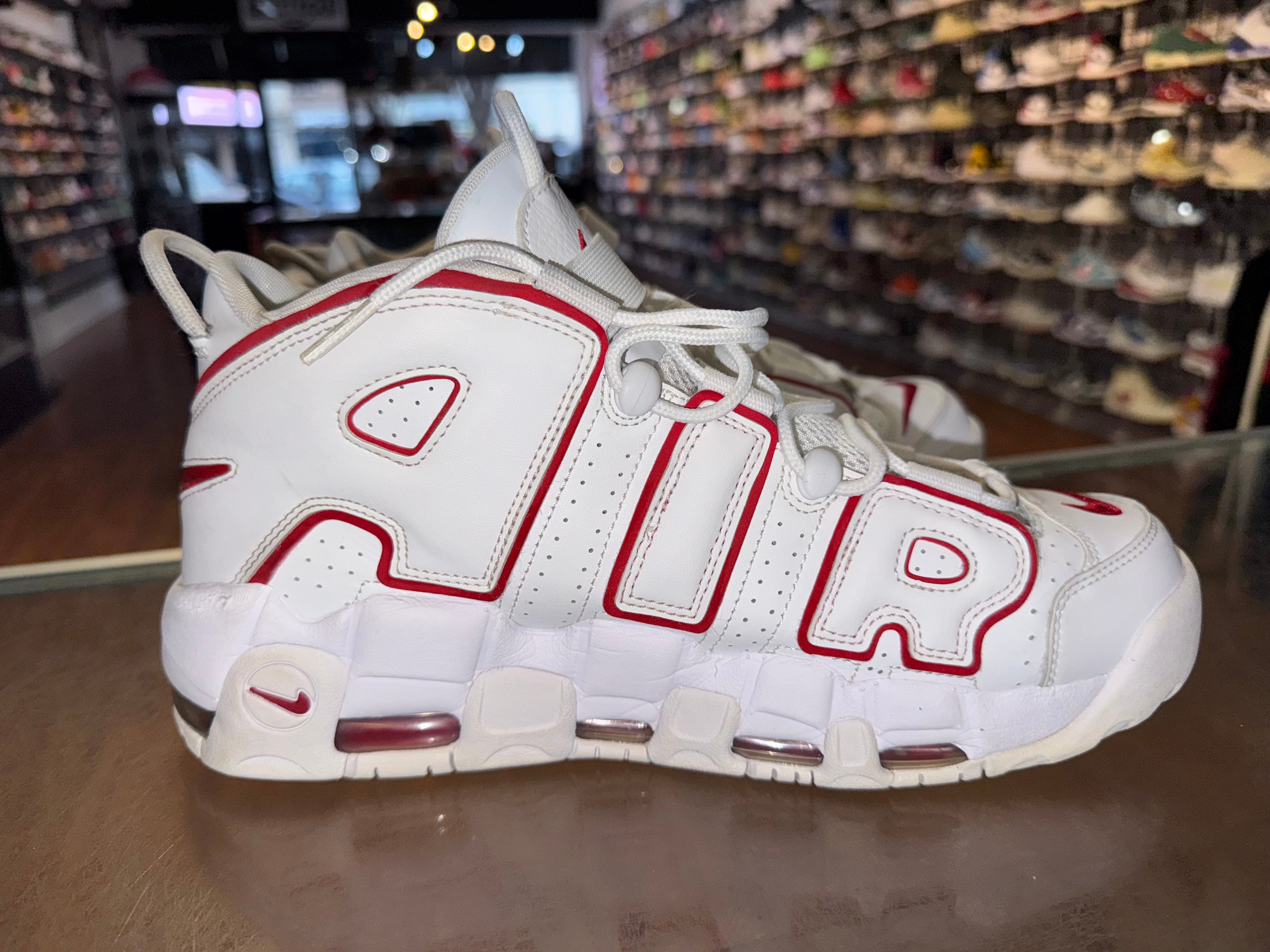 Size 11 Air More Uptempo “University Red”