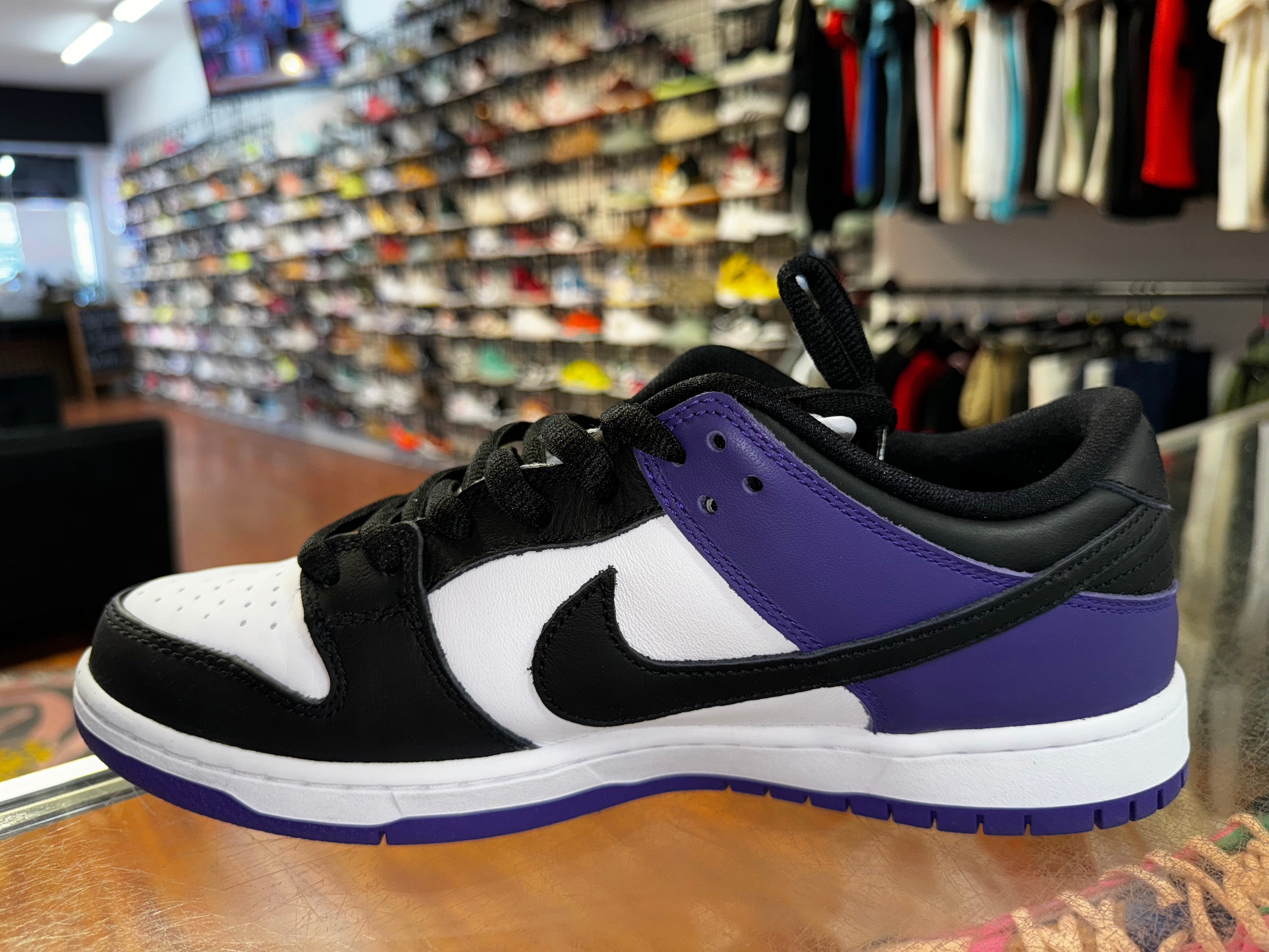 Size 10.5 Dunk Low SB "Court Purple"