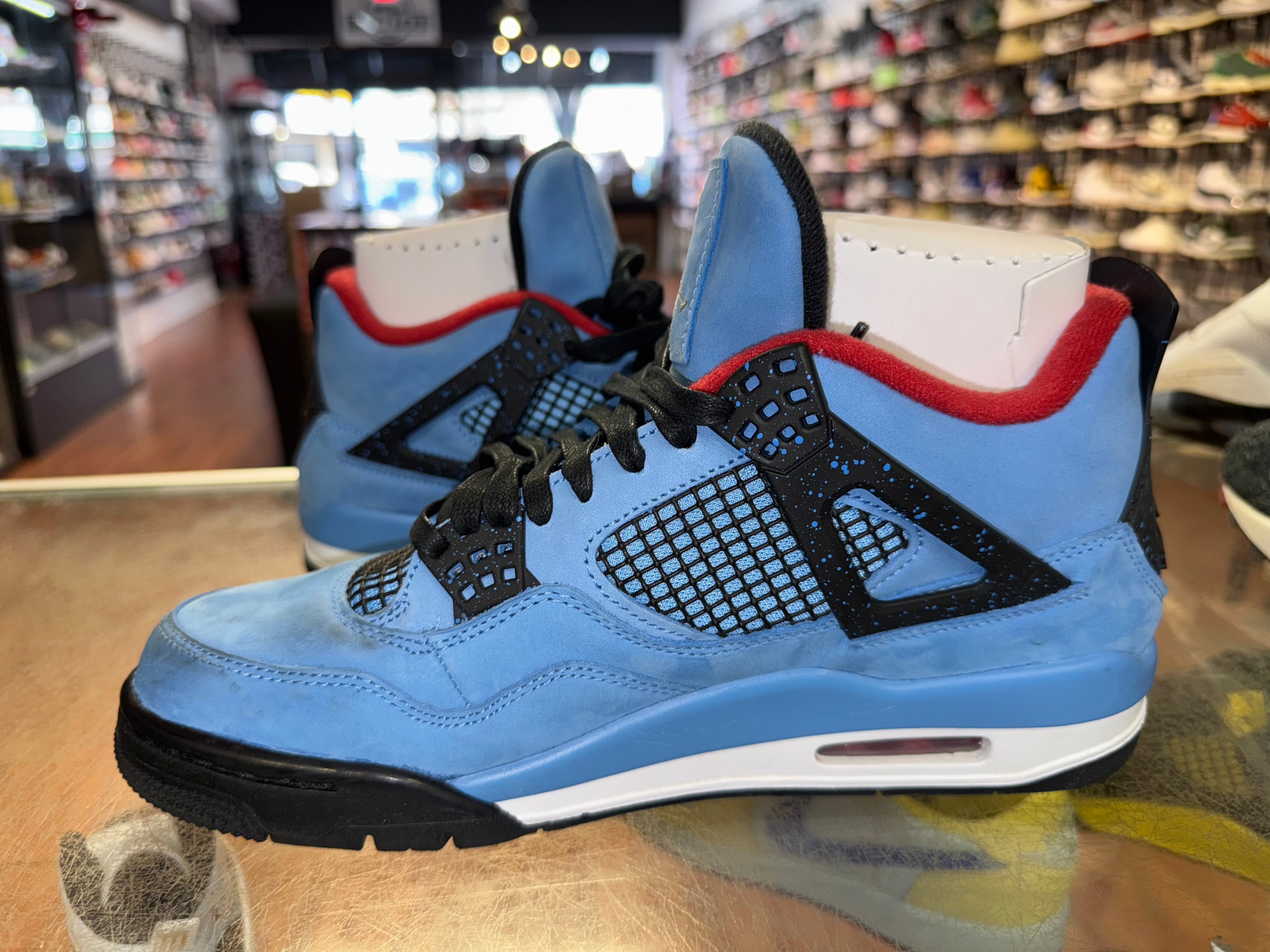 Size 9.5 Air Jordan 4 Travis Scott "Cactus Jack"