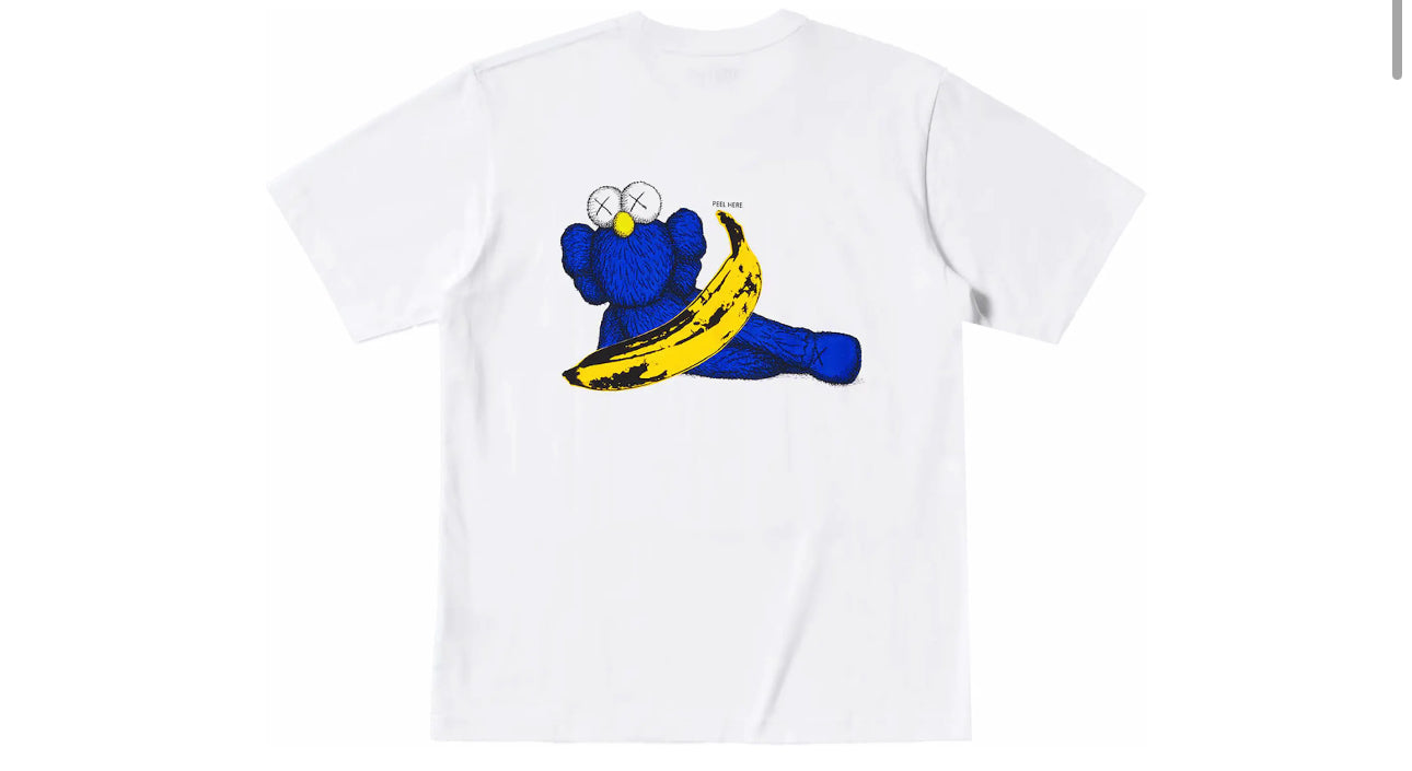 Size M Kaws Uniqlo T-Shirt "Blue Figure" Brand New