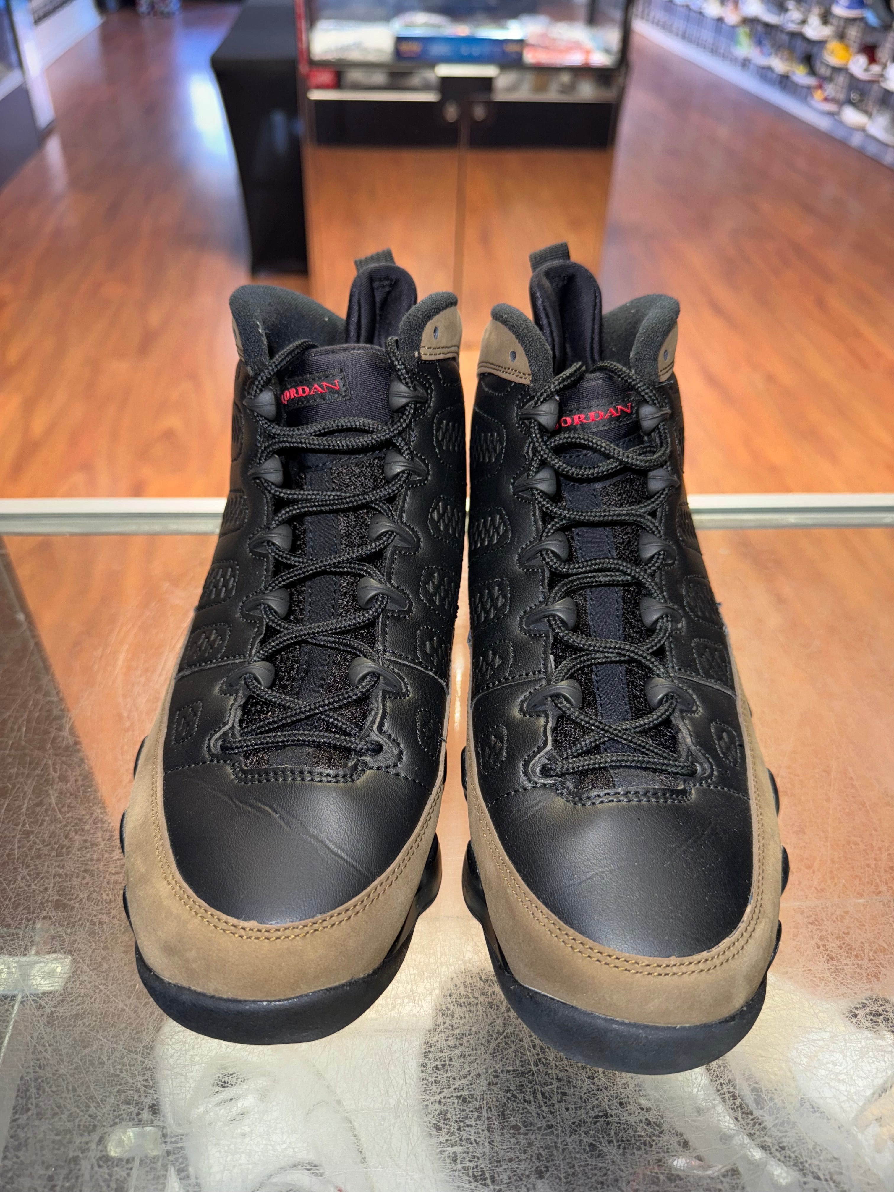 Size 7y Air Jordan 9 "Olive"