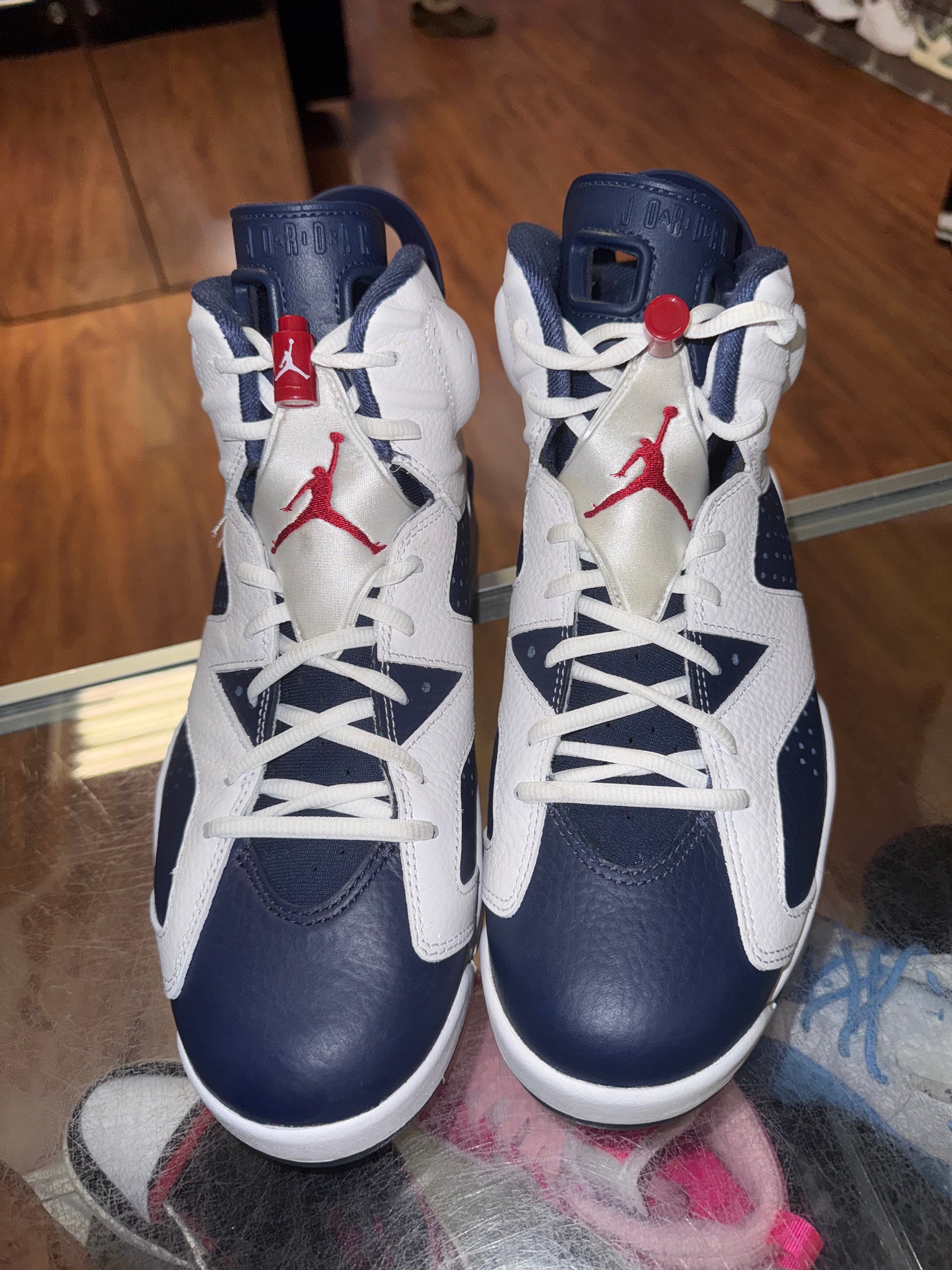 Size 11 Air Jordan 6 "Olympic" 2024