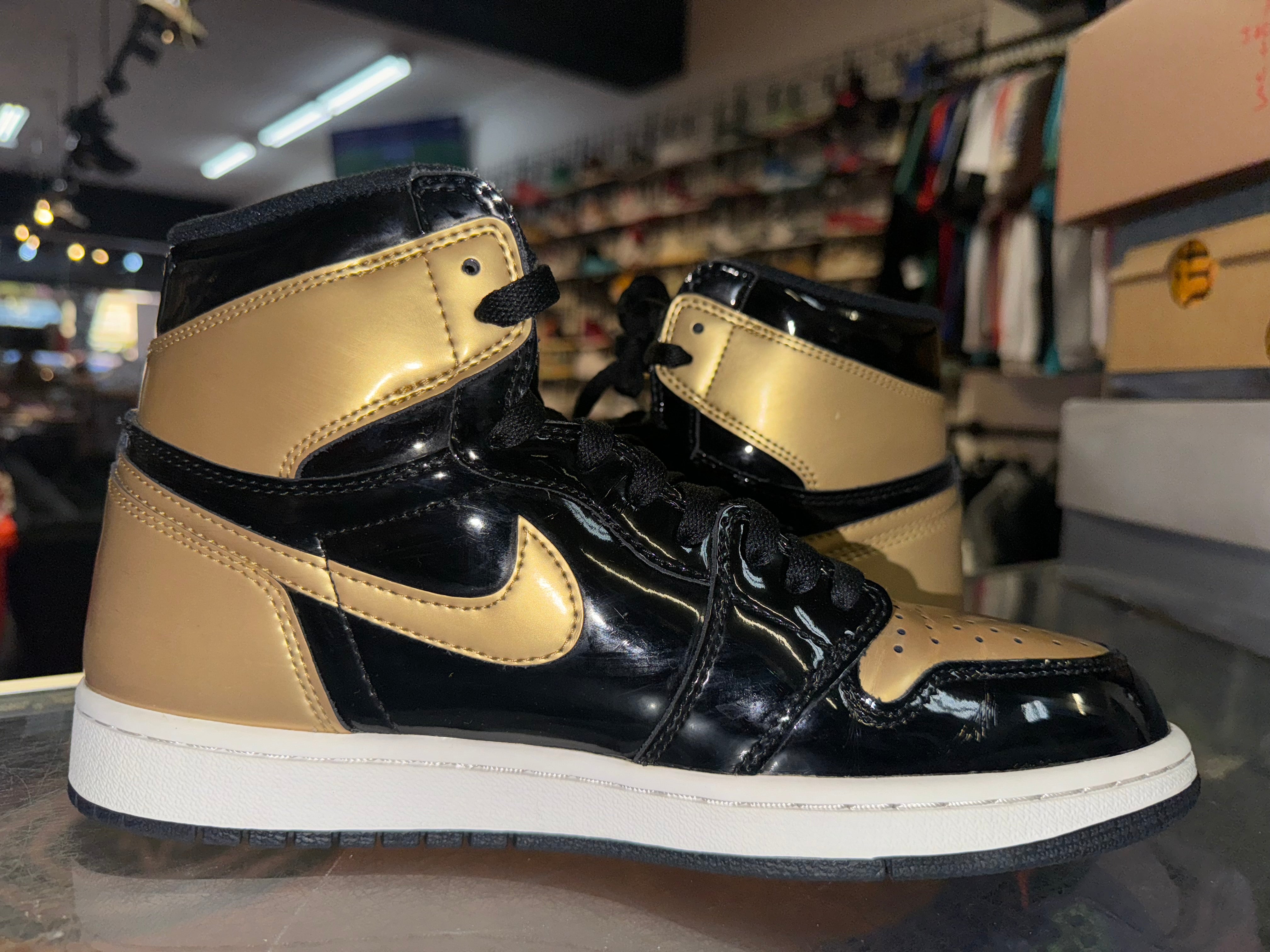 Size 9 Air Jordan 1 "Gold Toe"