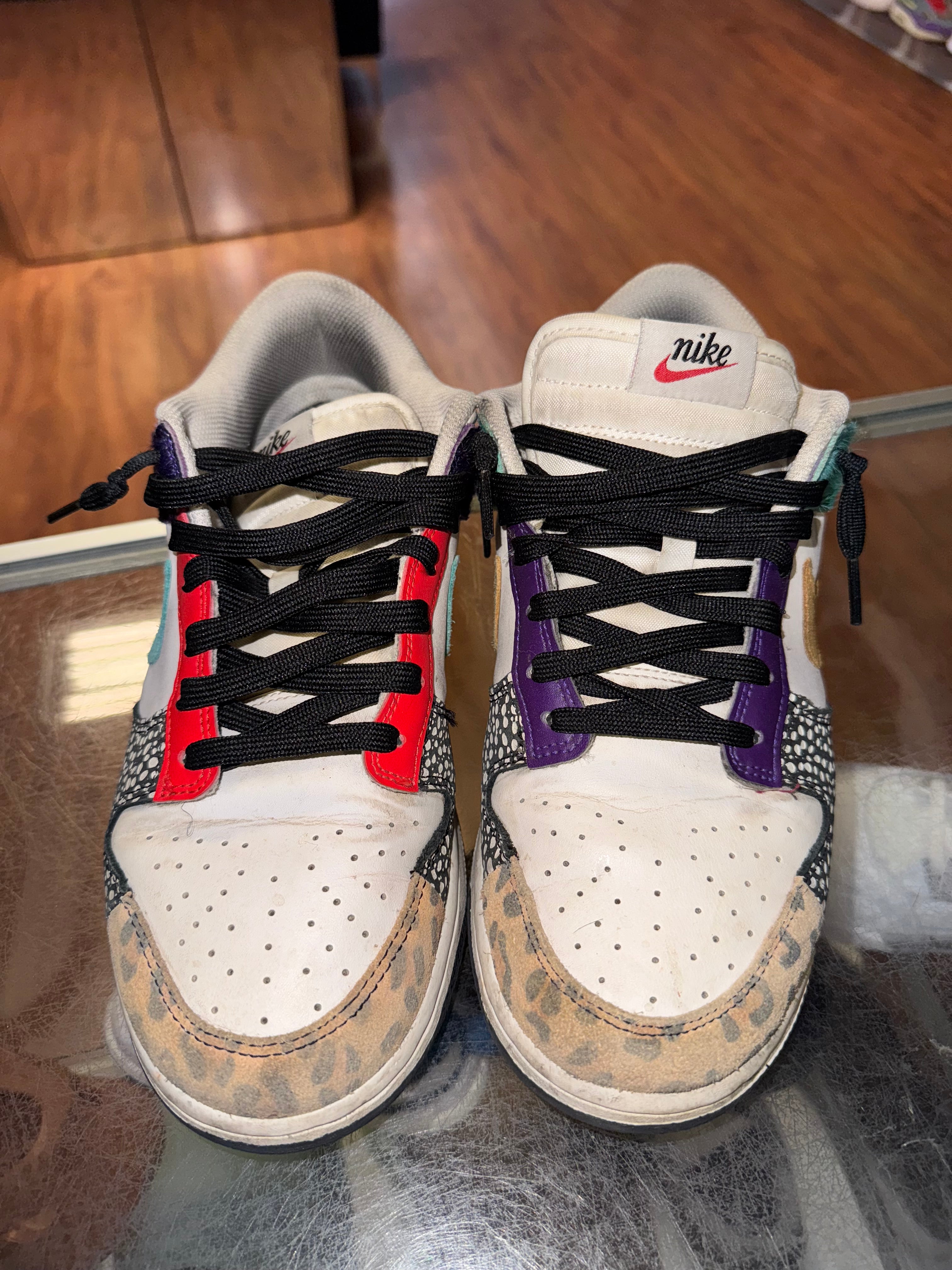 Size 10.5 Dunk Low "Safari Mix"