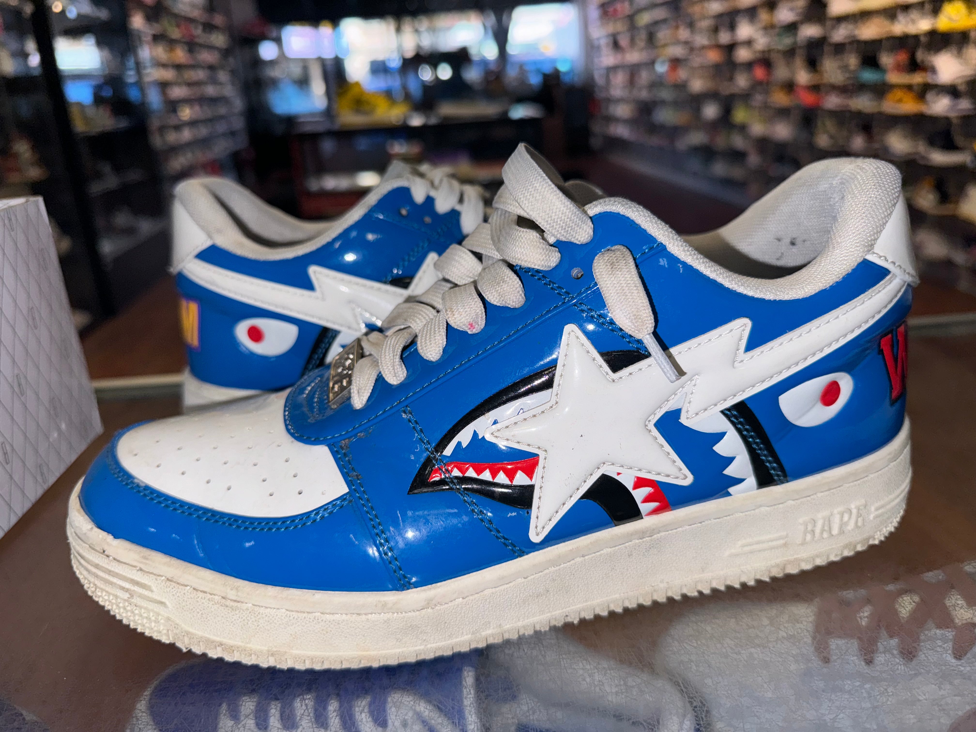 Size 10 Bape Sta Low Vintage “Blue Shark”