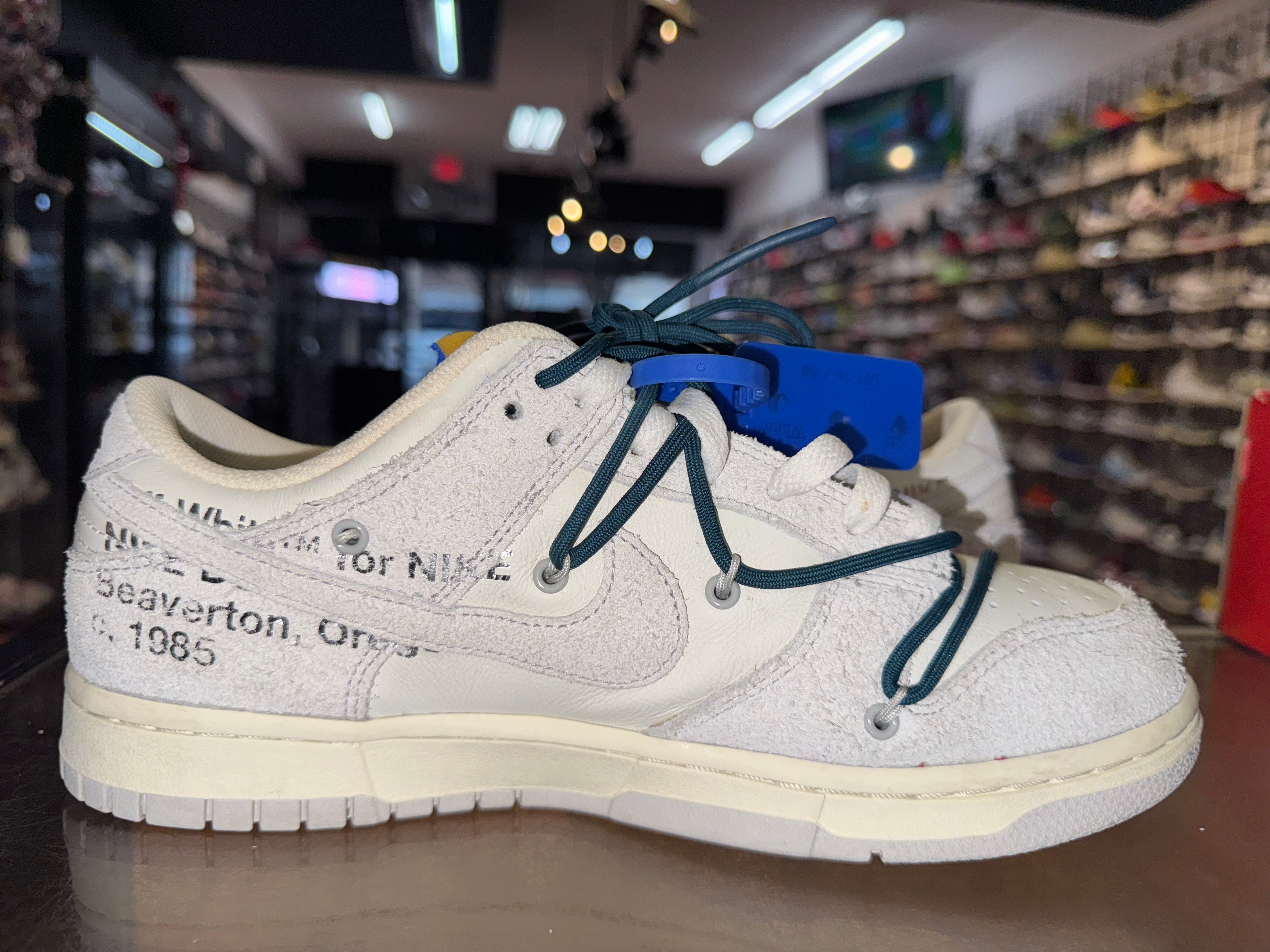 Size 9.5 Dunk Low Off White "Lot 16"