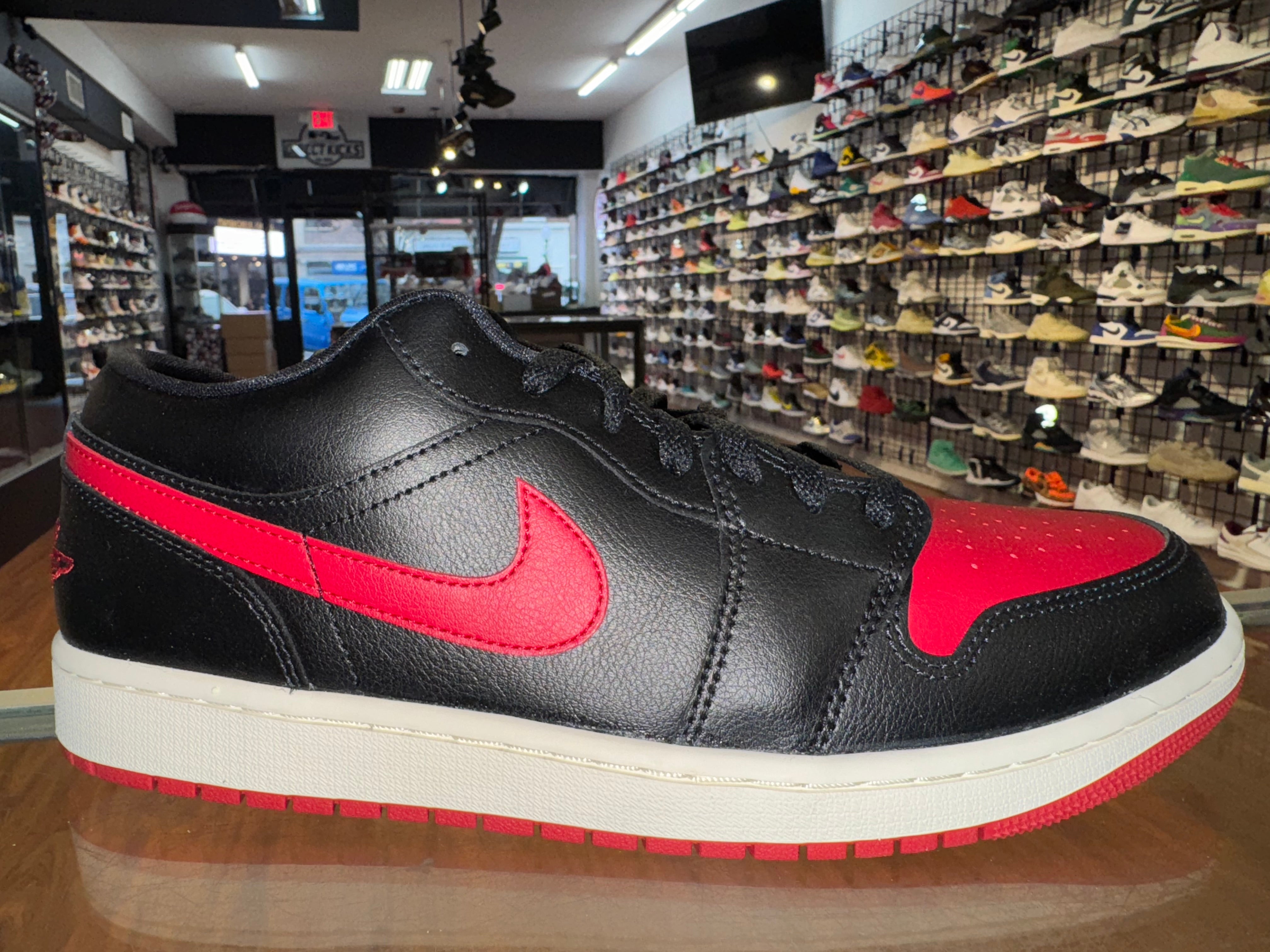 Size 10.5 (12W) Air Jordan 1 Low “Bred Sail” Brand New