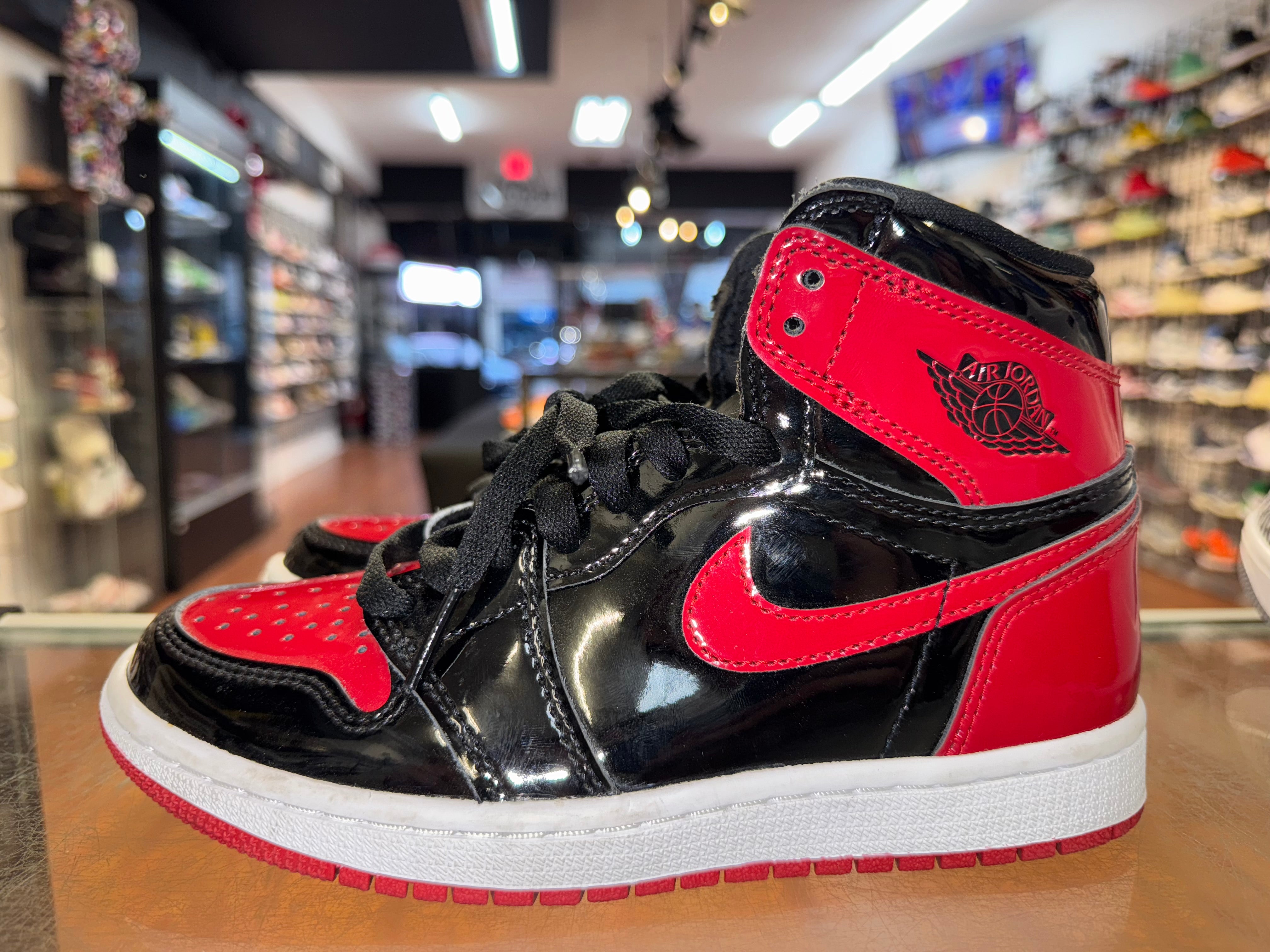 Size 4.5 Air Jordan 1 "Patent Bred"