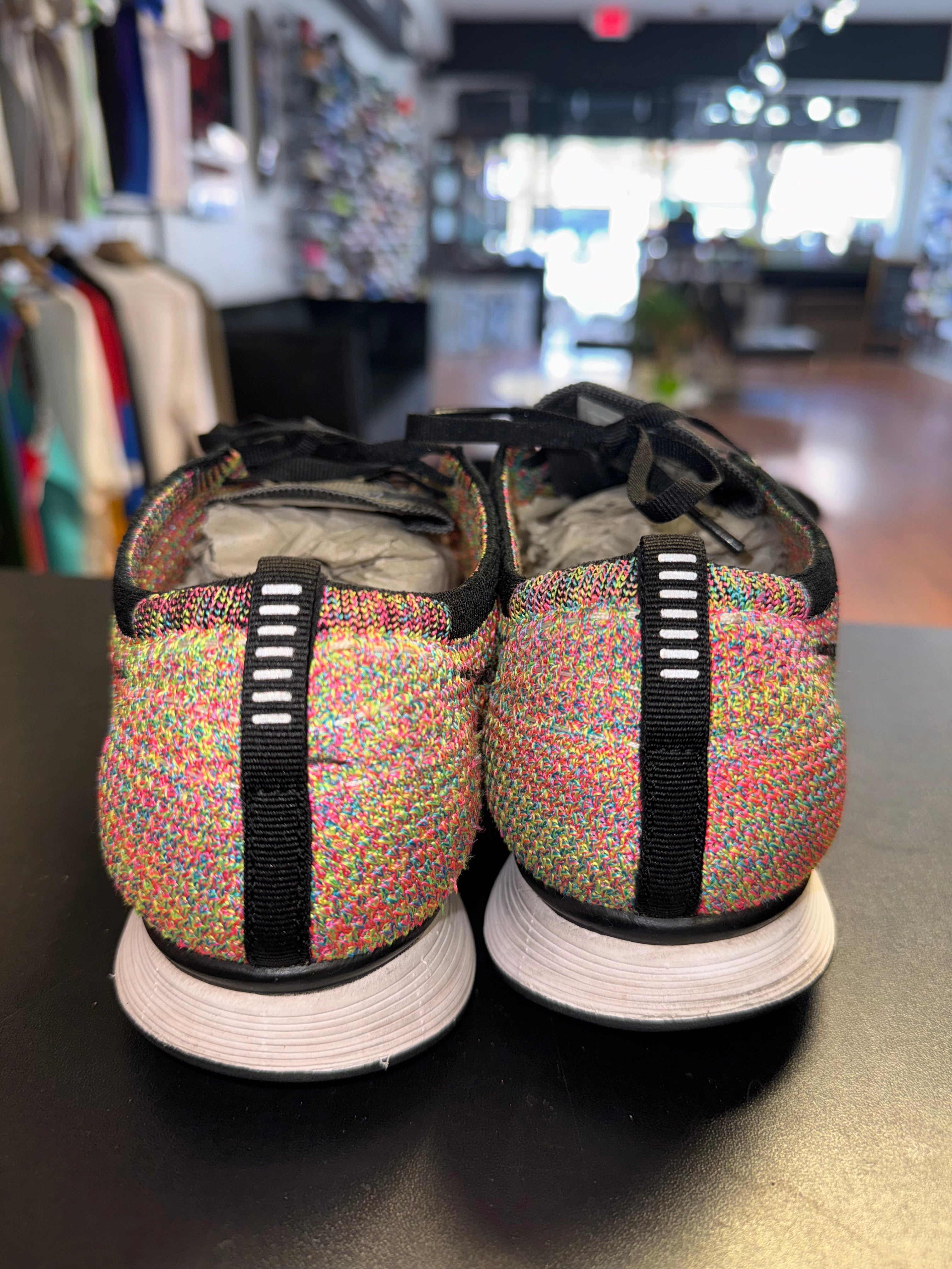 Size 9 Nike Flyknit Racer “Multicolor”