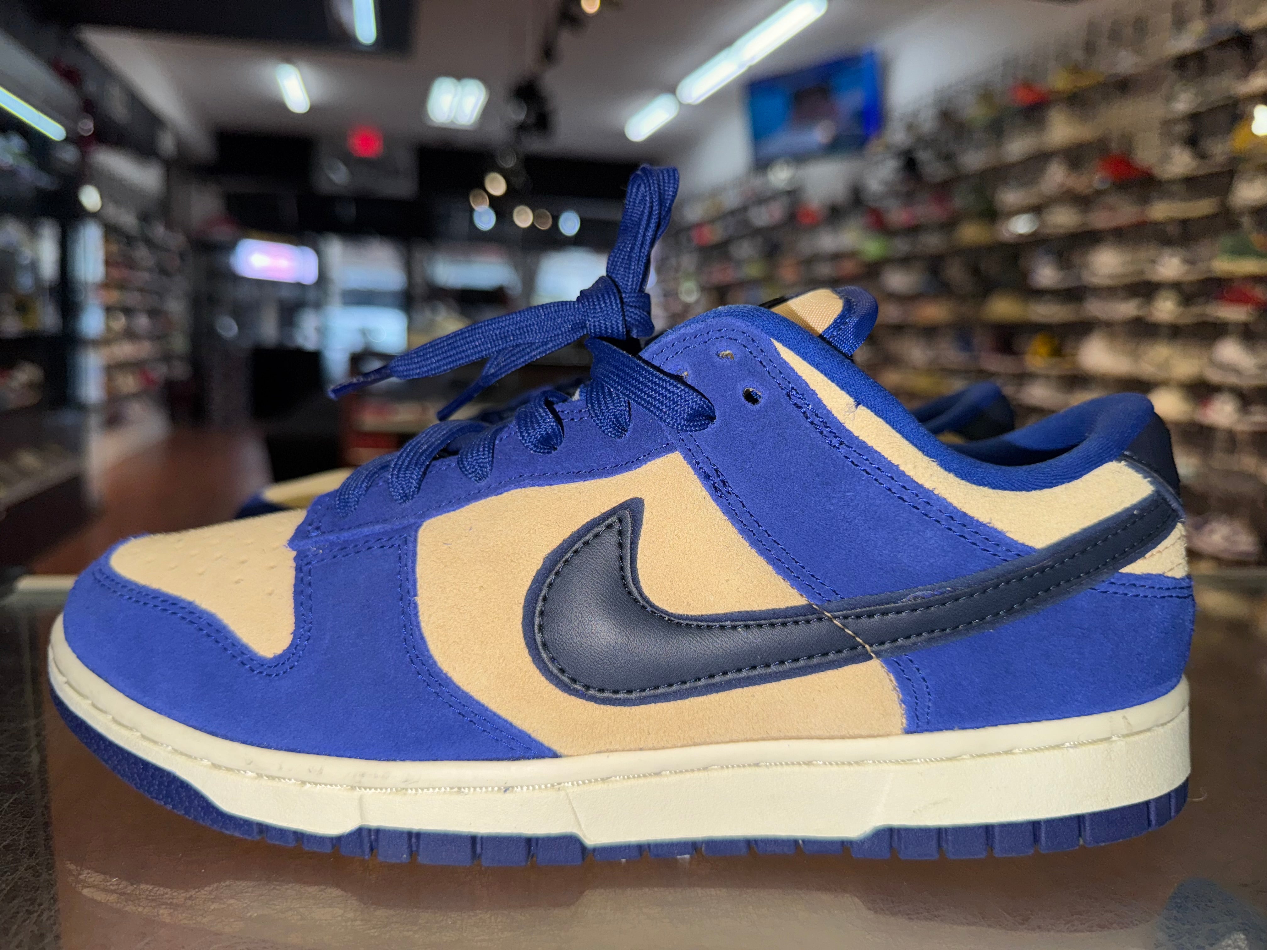 Size 7 (8.5W) Dunk Low LX "Blue Suede"