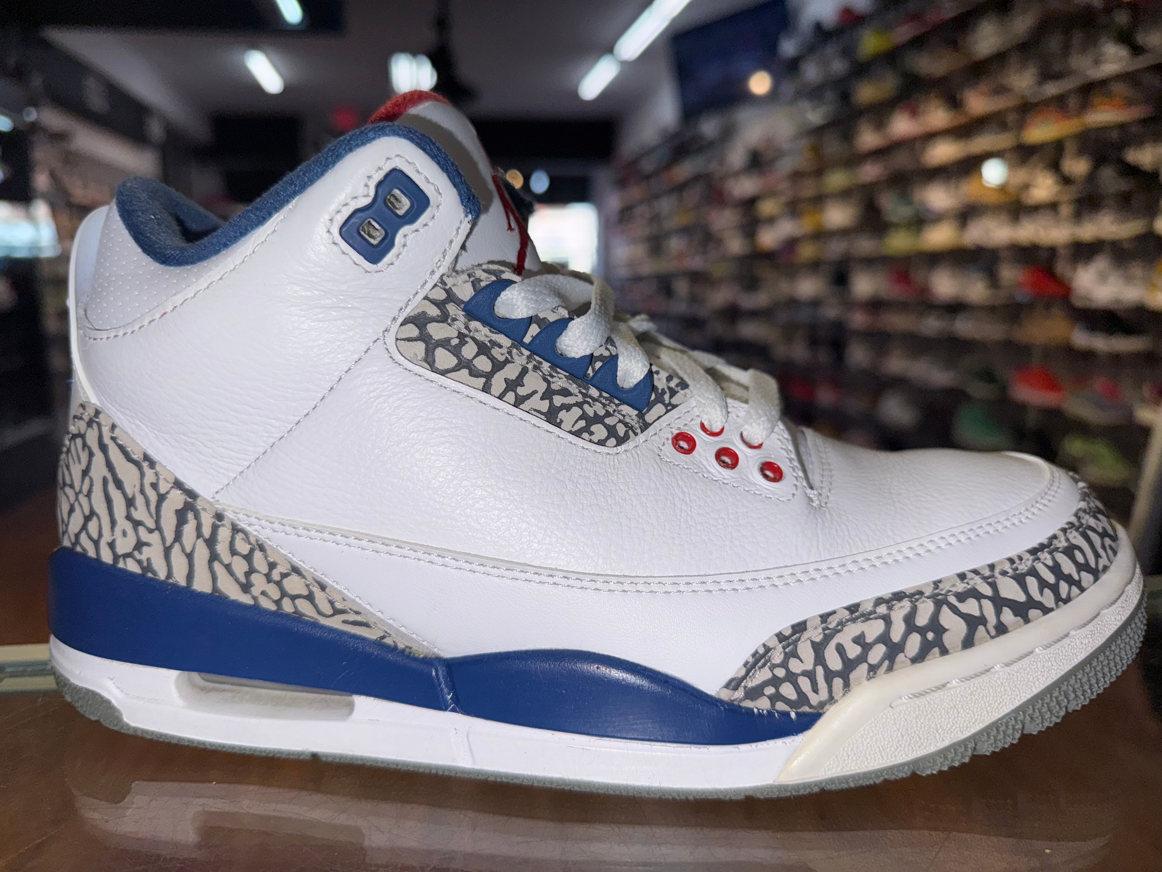 Size 8 Air Jordan 3 "True Blue"