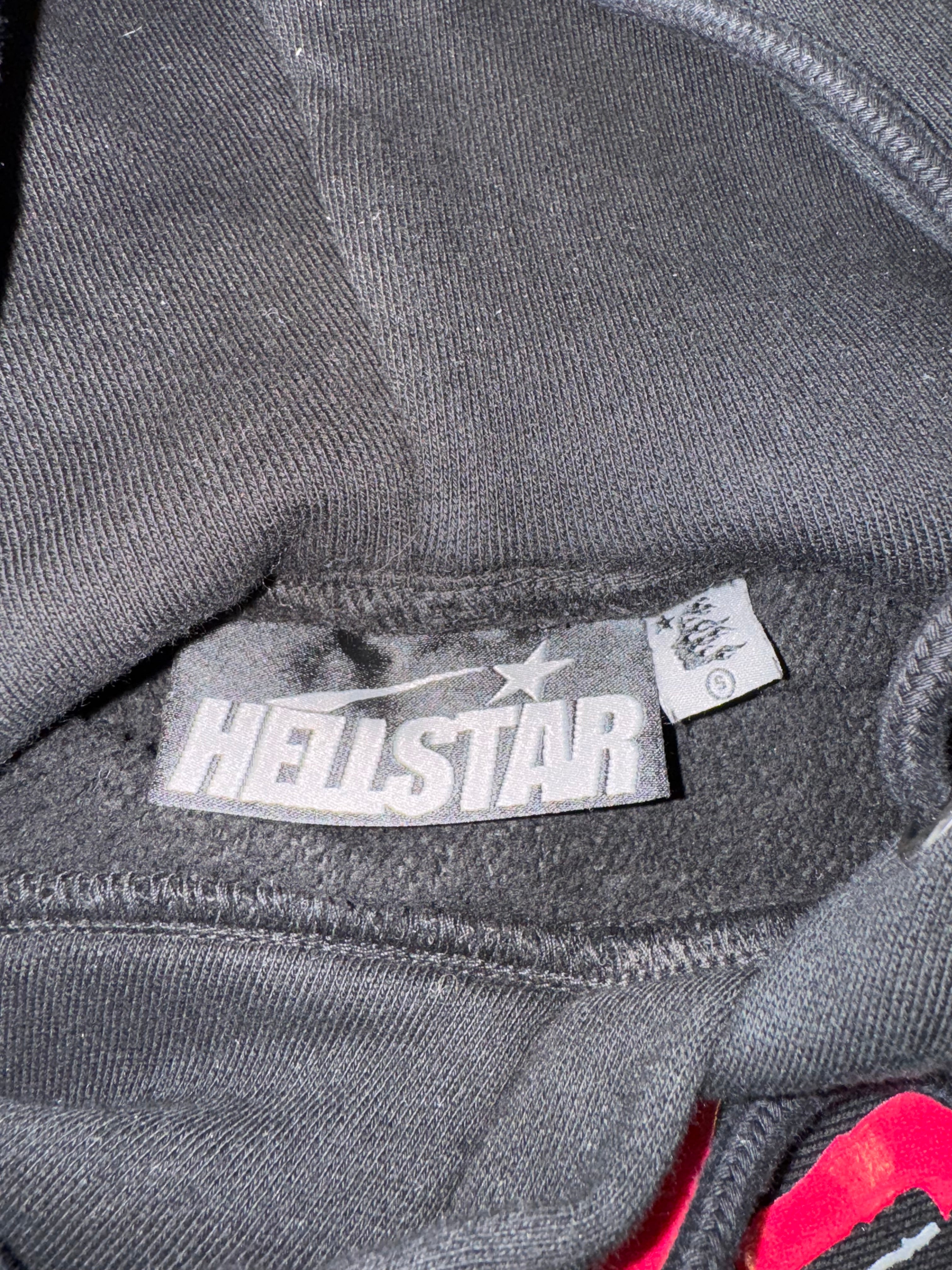 Size S (Fits M) Hellstar Sports Hoodie “Gel Red” Brand New