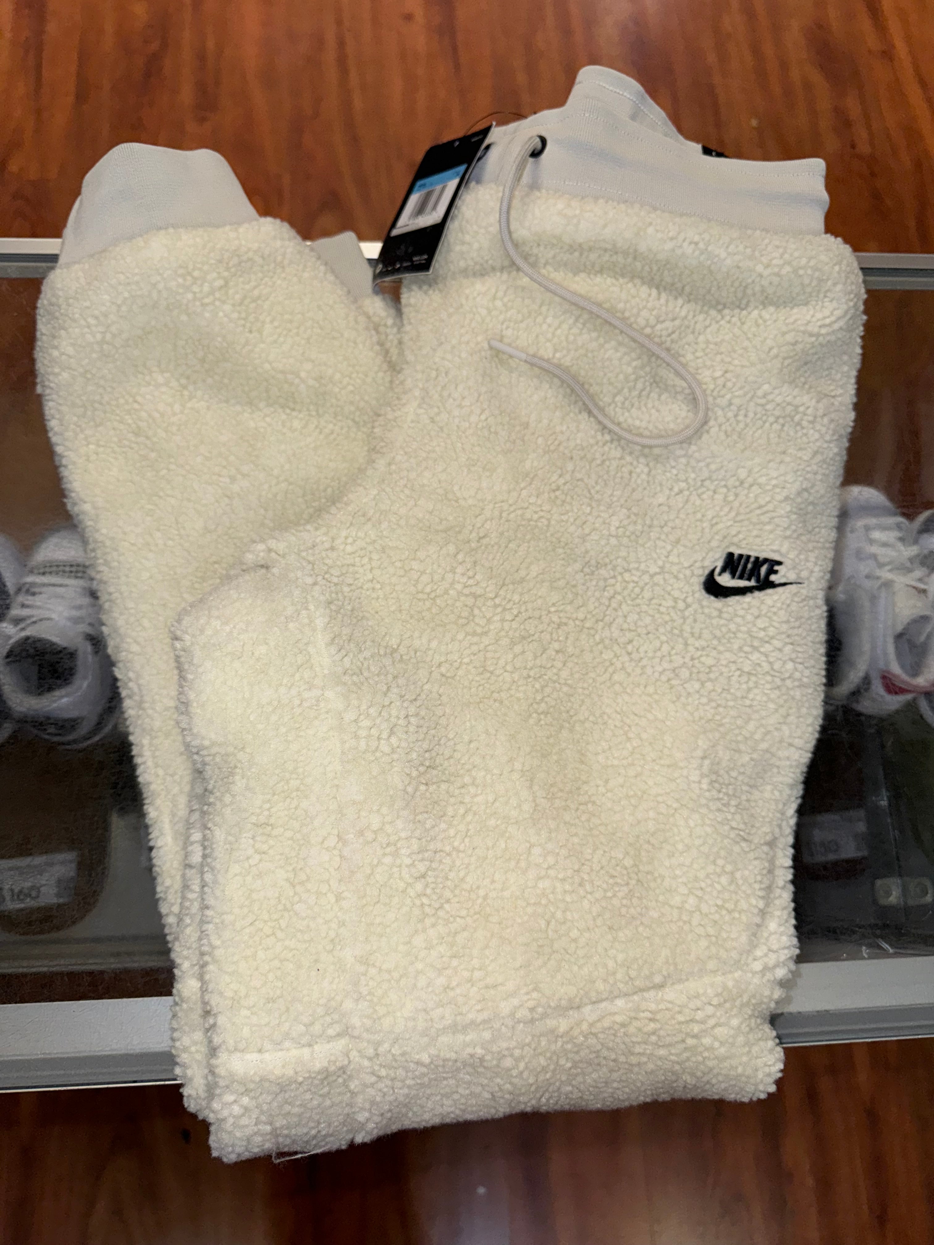 Size M Nike Tech Pants Fur “Cream” Brand New