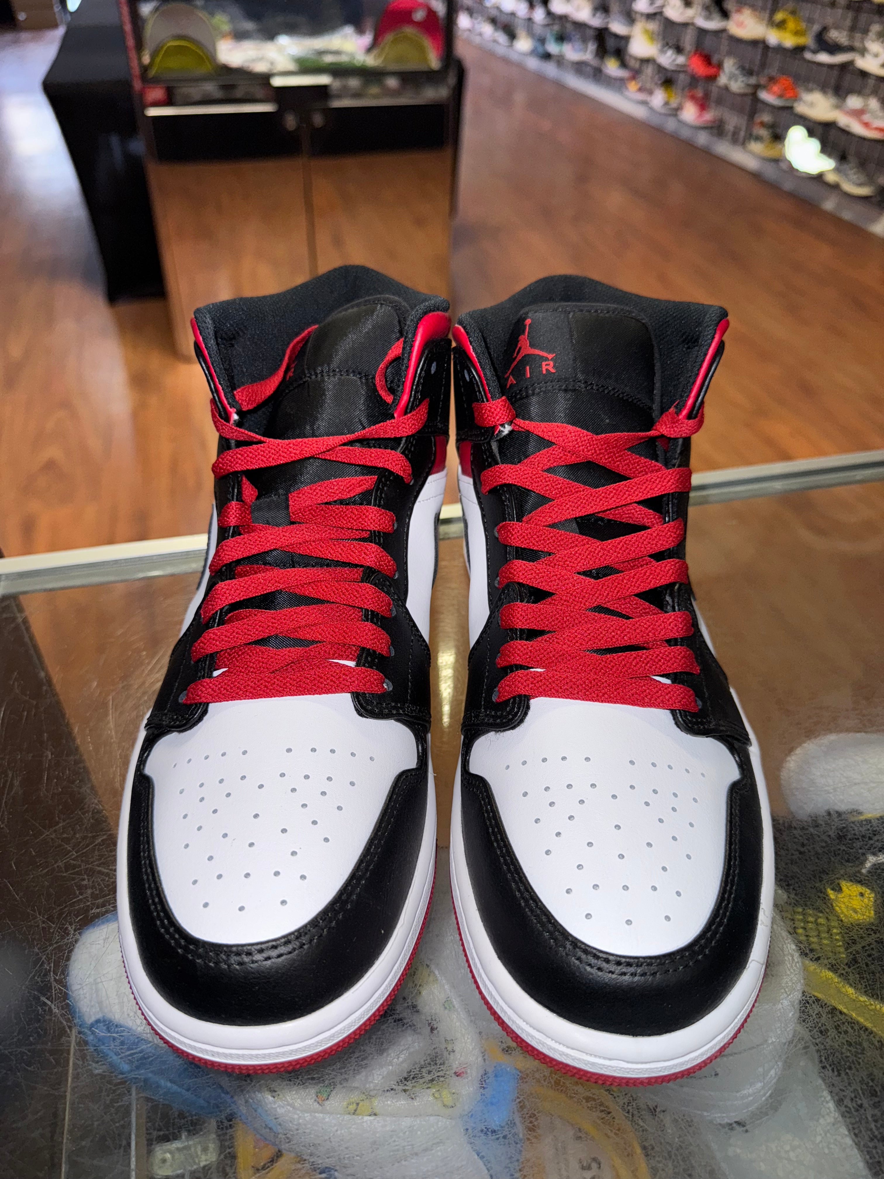 Size 10.5 Air Jordan 1 Mid "Gym Red Black Toe" Brand New