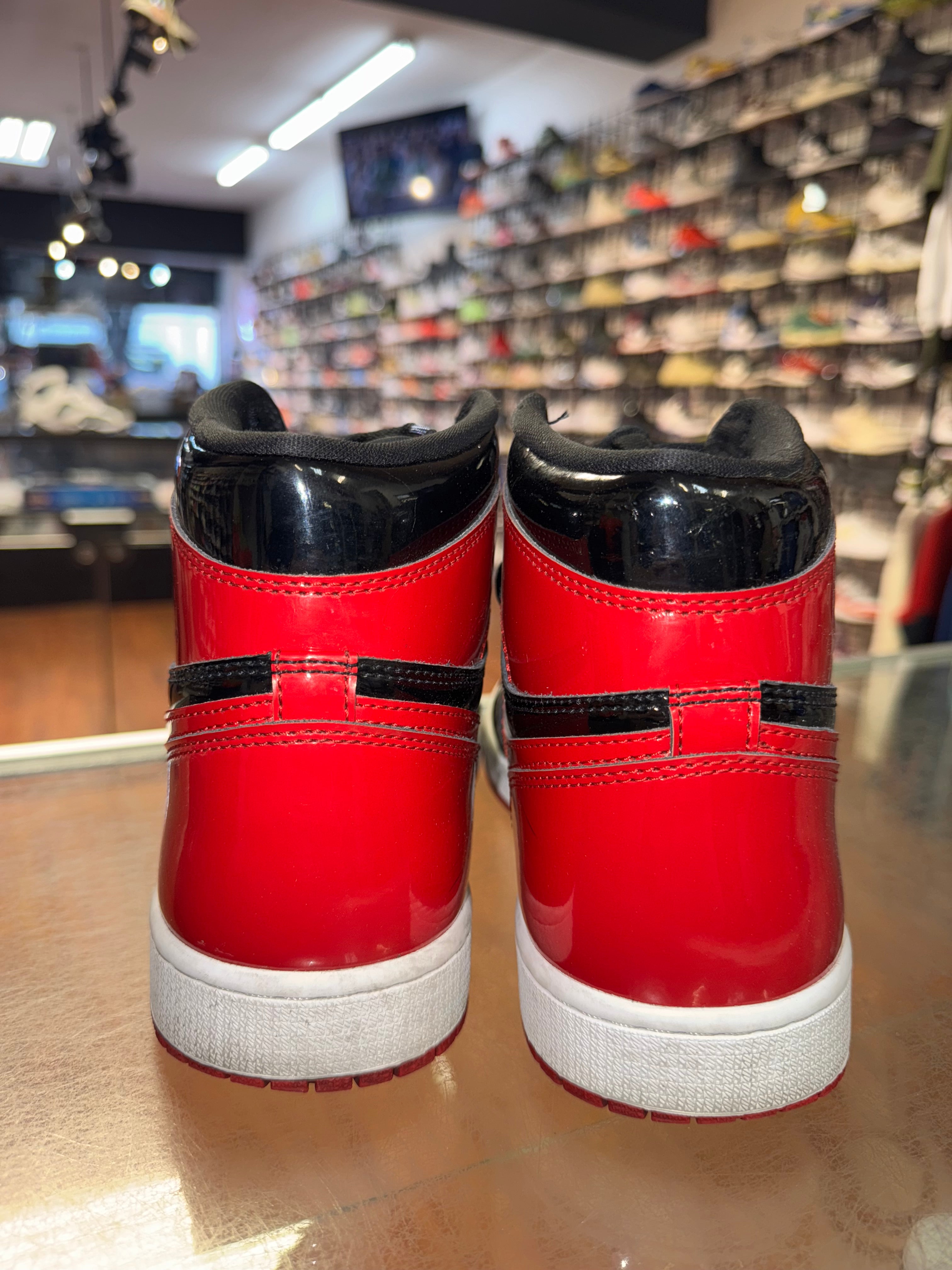 Size 9 Air Jordan 1 "Patent Bred"