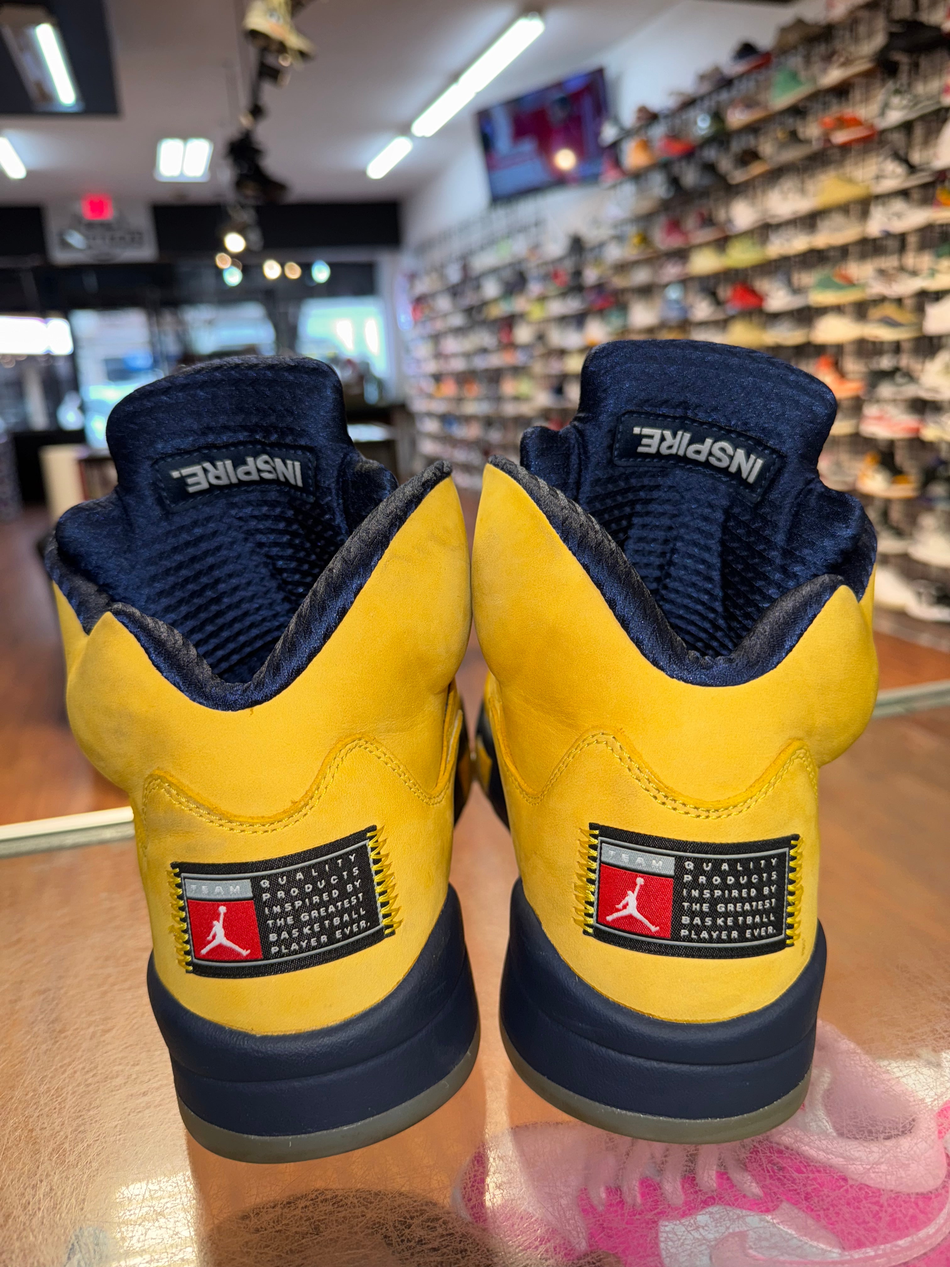 Size 12 Air Jordan 5 “Michigan”