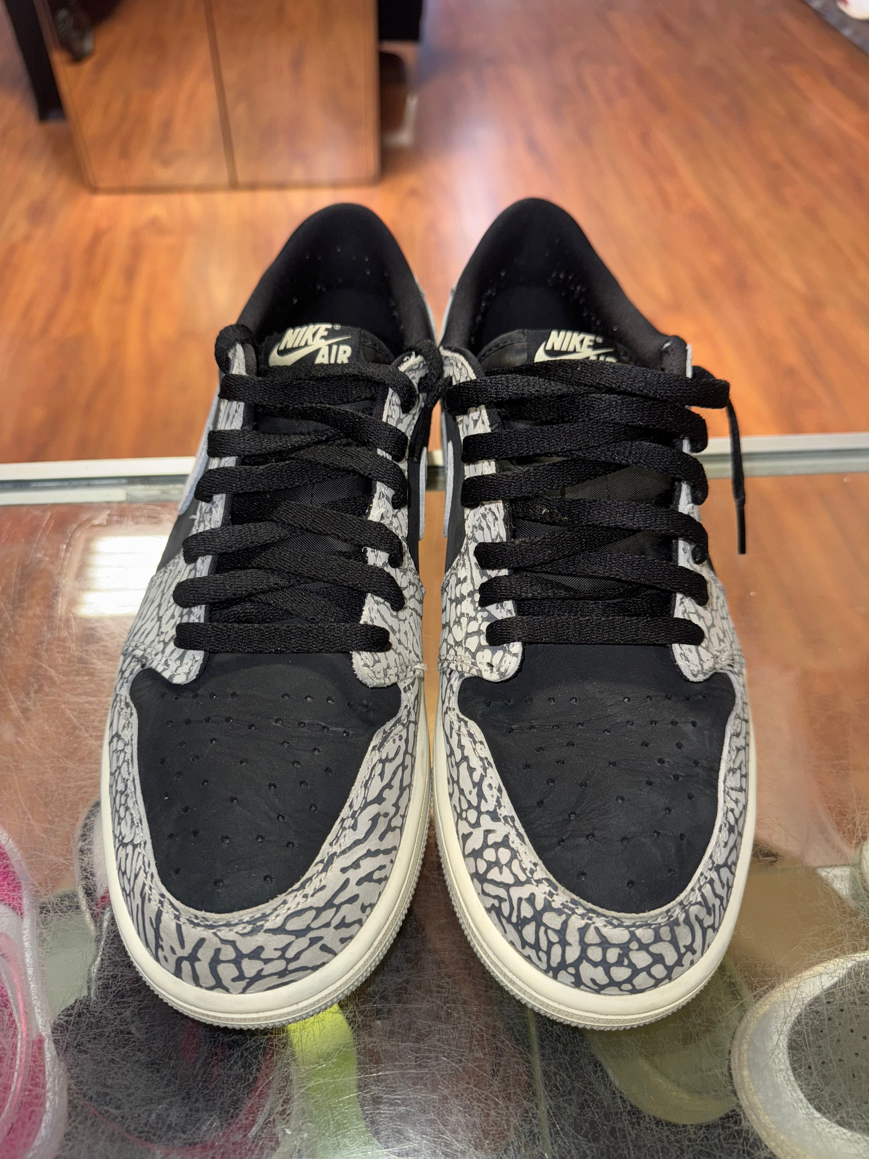 Size 11.5 Air Jordan 1 Low "Black Cement"