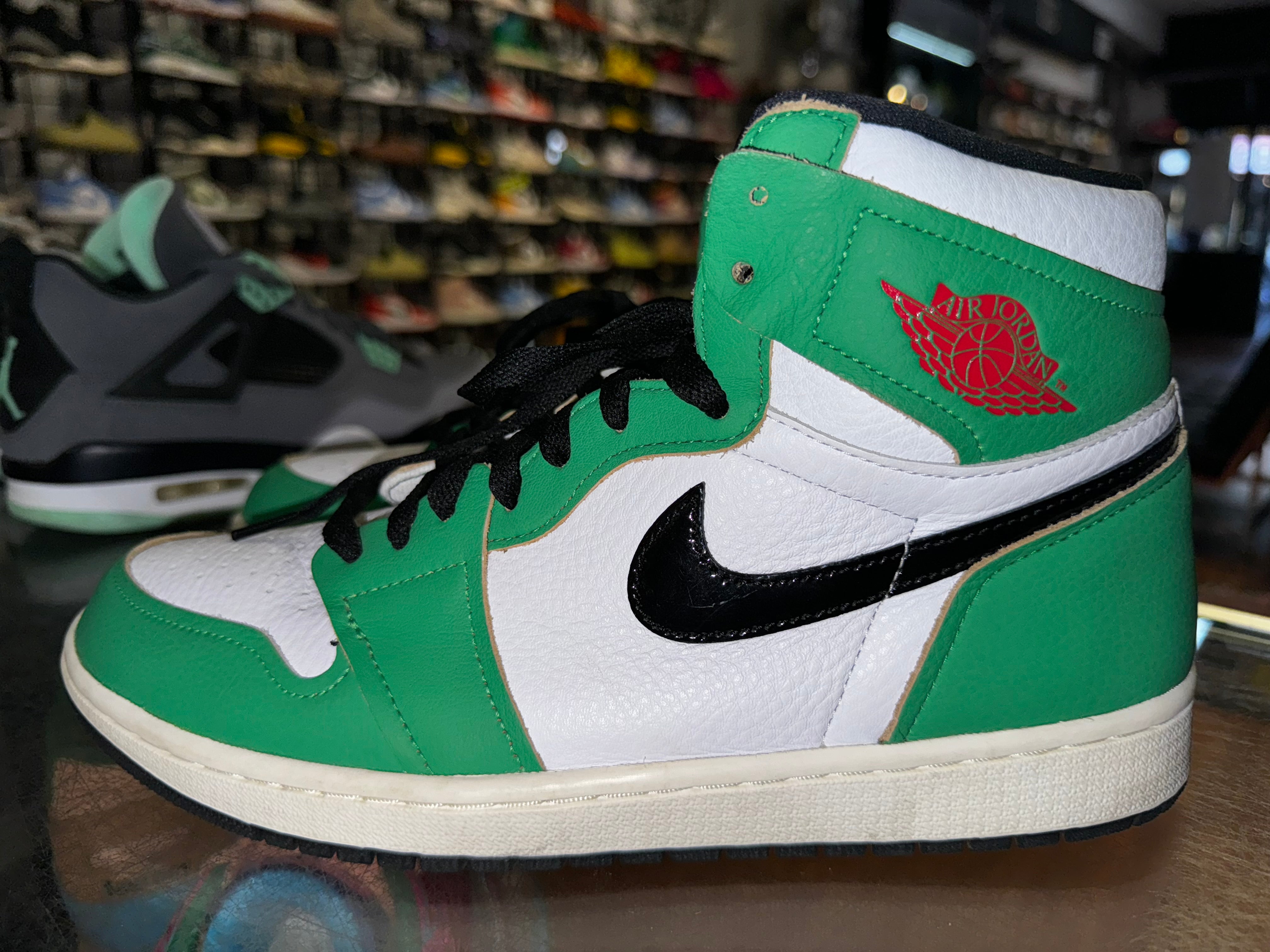 Size 9.5 (11W) Air Jordan 1 "Lucky Green"