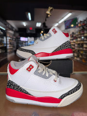 Size 11c Air Jordan 3 “Fire Red” (PS)