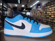 Size 6y Air Jordan 1 Low "UNC" Brand New