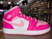 Size 7y Air Jordan 1 Mid “Fierce Pink” Brand New